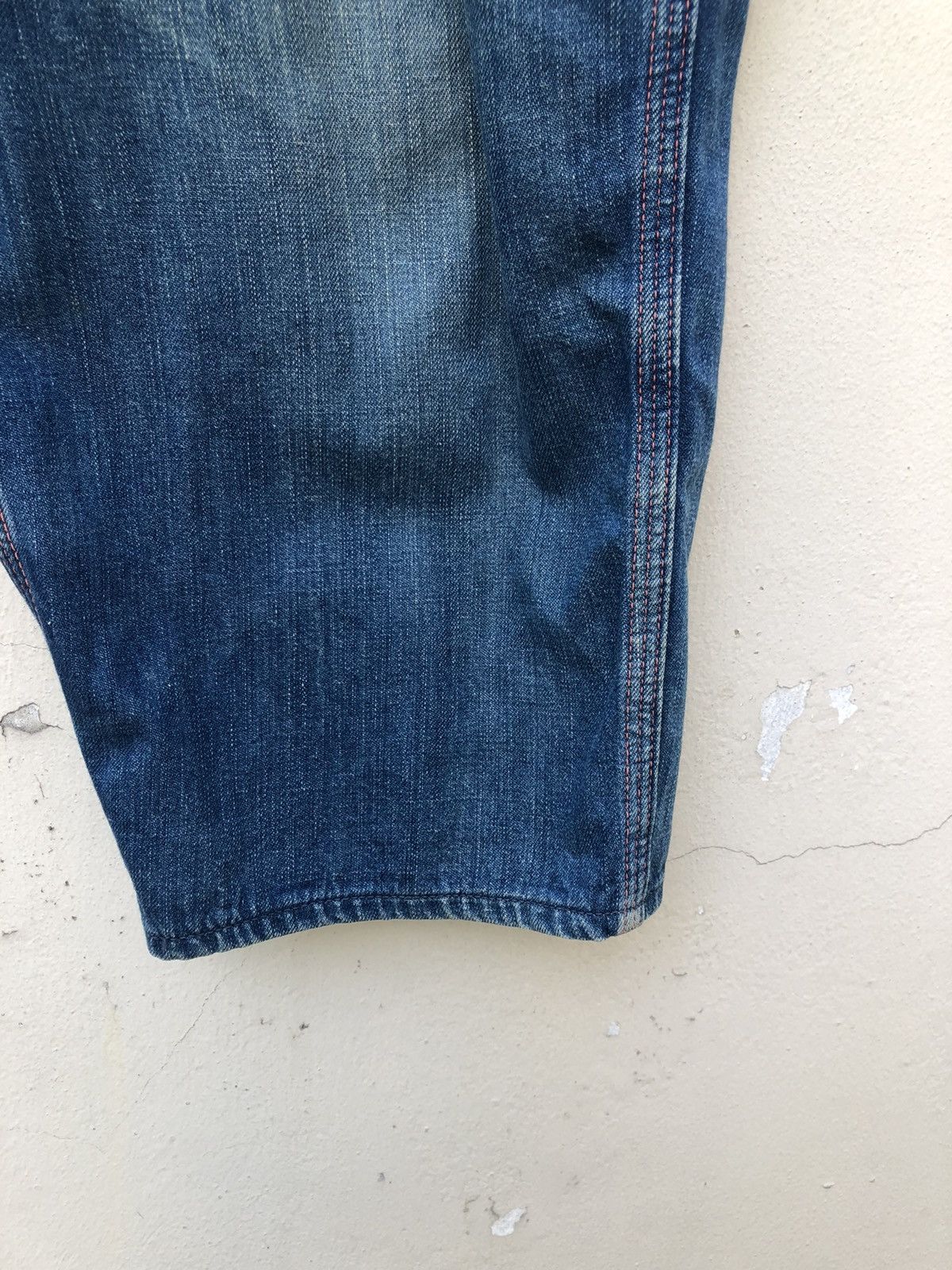 Orslow Orslow Japan Faded Indigo Denim Cropped Work Pant Size US 31 - 16 Thumbnail