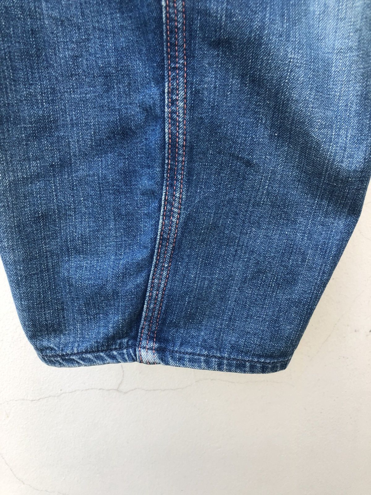 Orslow Orslow Japan Faded Indigo Denim Cropped Work Pant Size US 31 - 22 Thumbnail