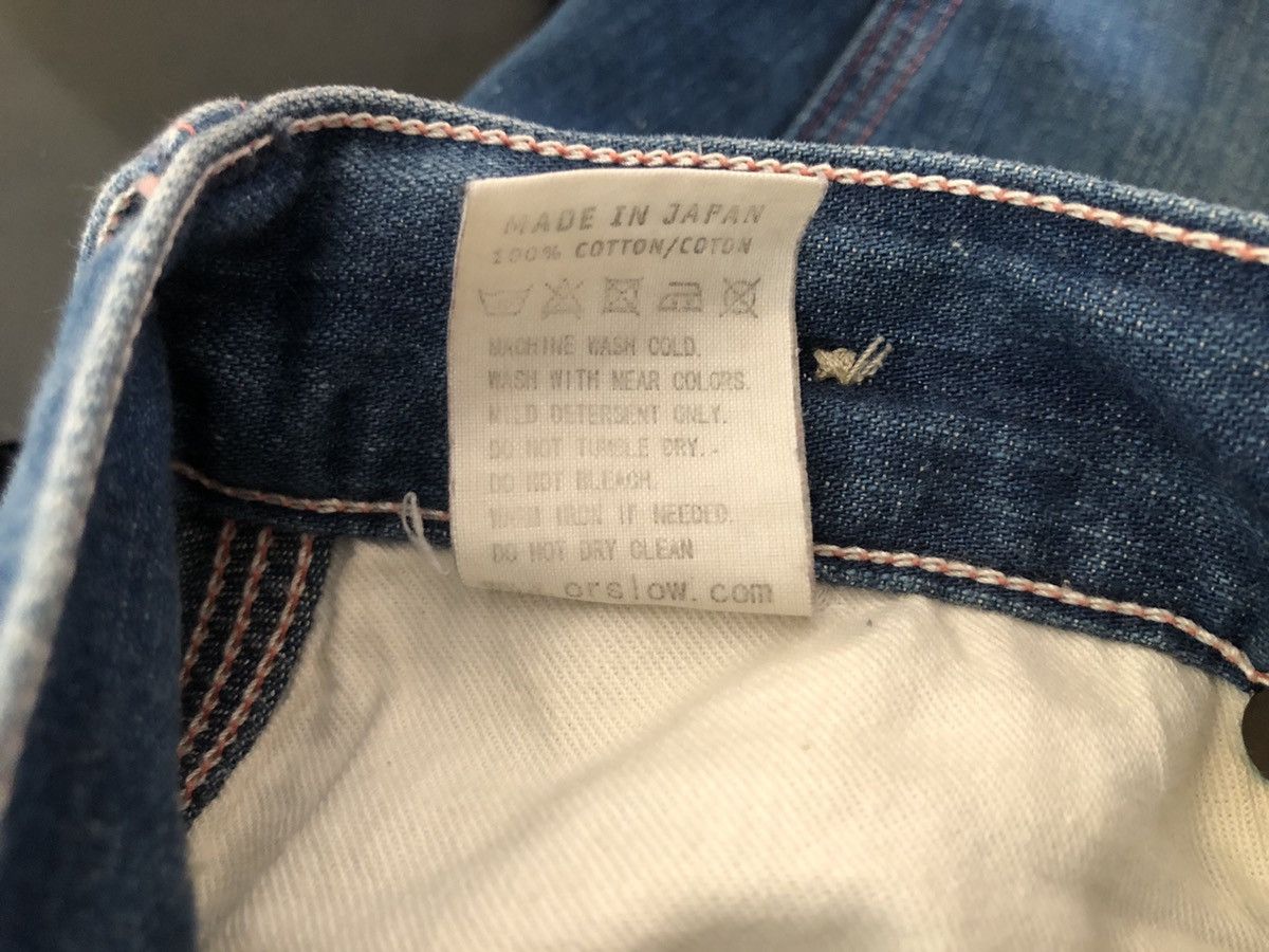 Orslow Orslow Japan Faded Indigo Denim Cropped Work Pant Size US 31 - 25 Thumbnail