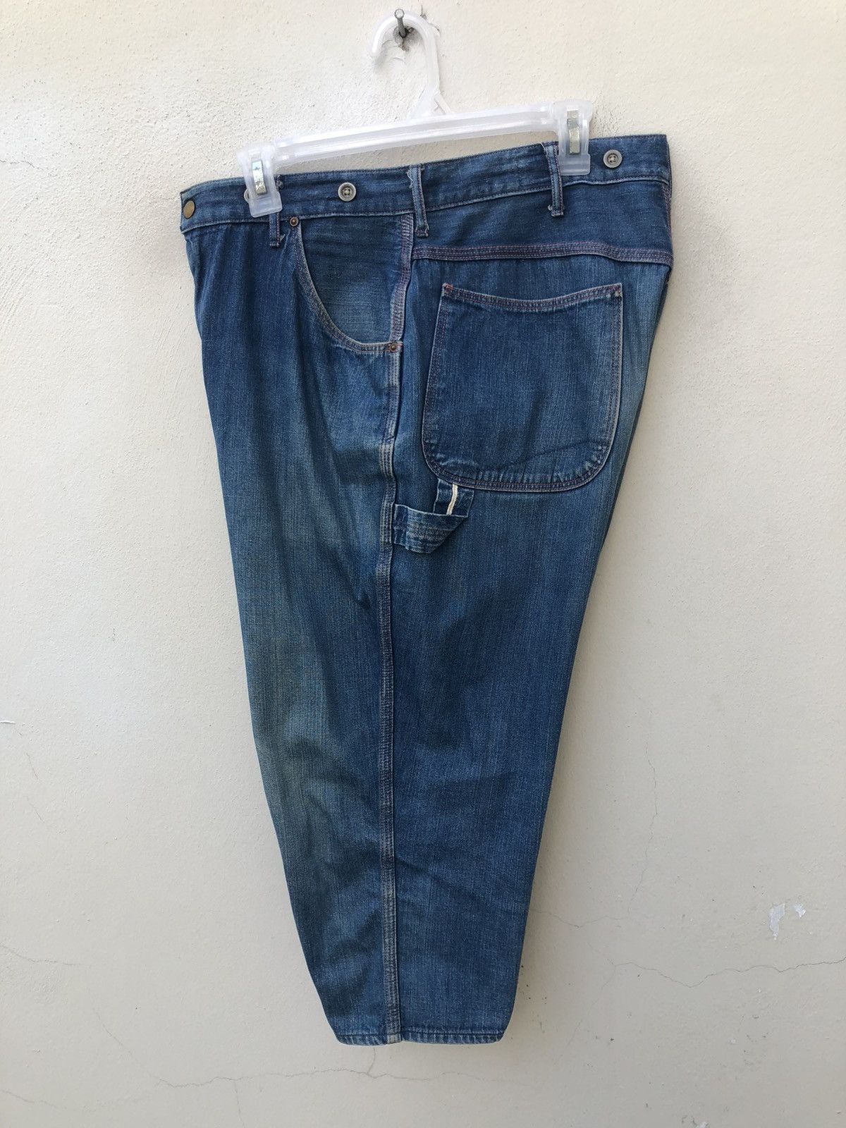 Orslow Orslow Japan Faded Indigo Denim Cropped Work Pant Size US 31 - 23 Thumbnail