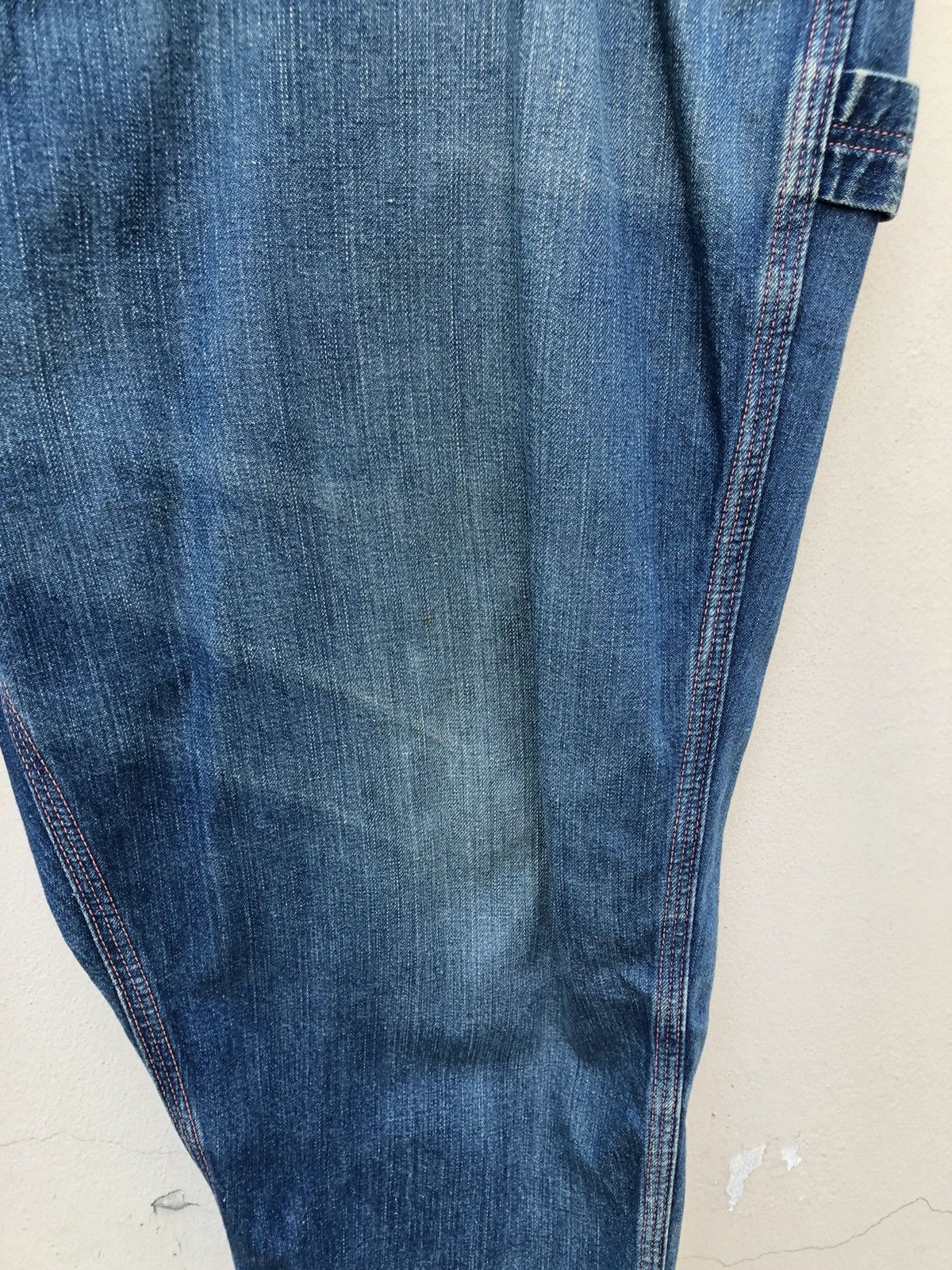 Orslow Orslow Japan Faded Indigo Denim Cropped Work Pant Size US 31 - 14 Thumbnail