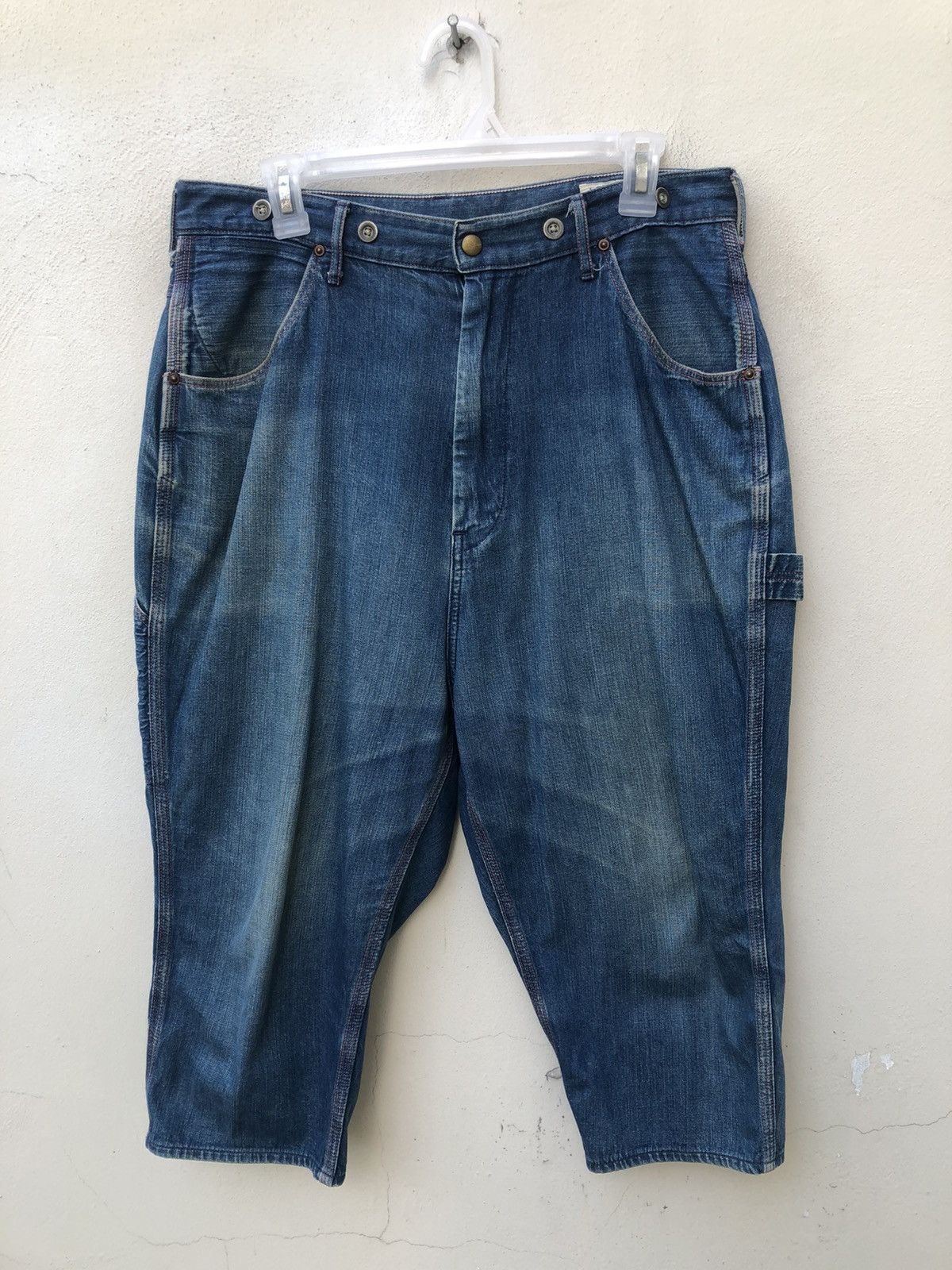 Orslow Orslow Japan Faded Indigo Denim Cropped Work Pant Size US 31 - 8 Thumbnail