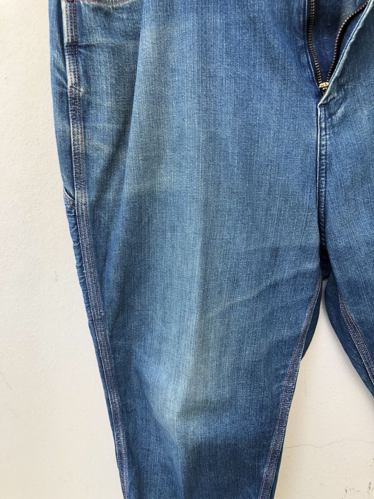 Orslow Orslow Japan Faded Indigo Denim Cropped Work Pant Size US 31 - 11 Thumbnail