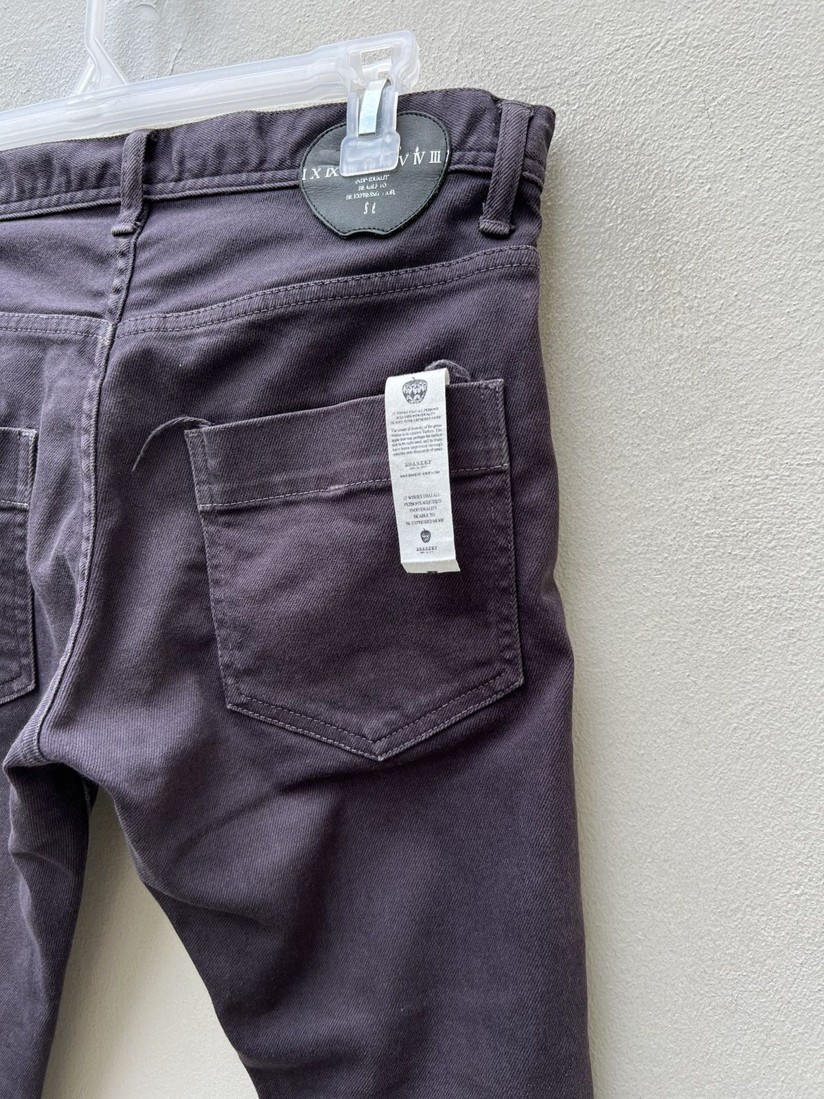 SHAREEF Vintage Shareef Japan Sun Fade Black Panelled Skinny Jeans Size US 29 - 18 Thumbnail