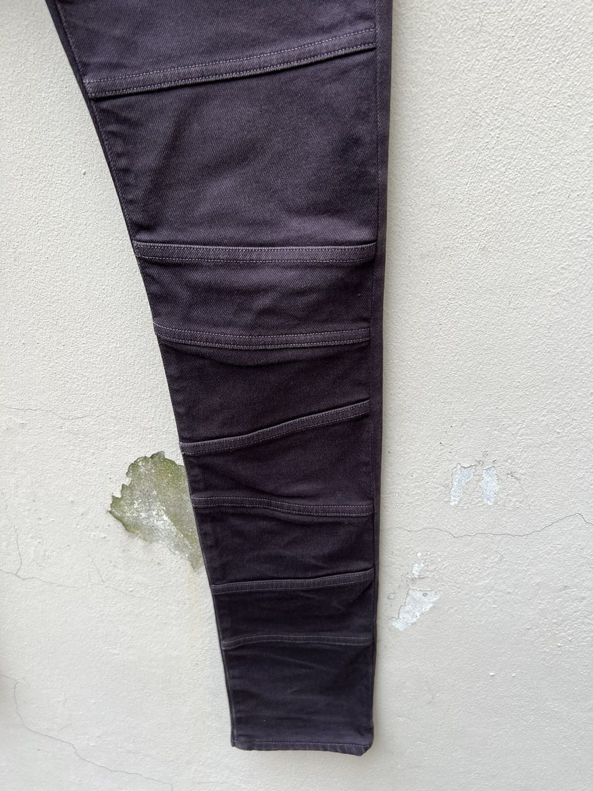 SHAREEF Vintage Shareef Japan Sun Fade Black Panelled Skinny Jeans Size US 29 - 12 Thumbnail