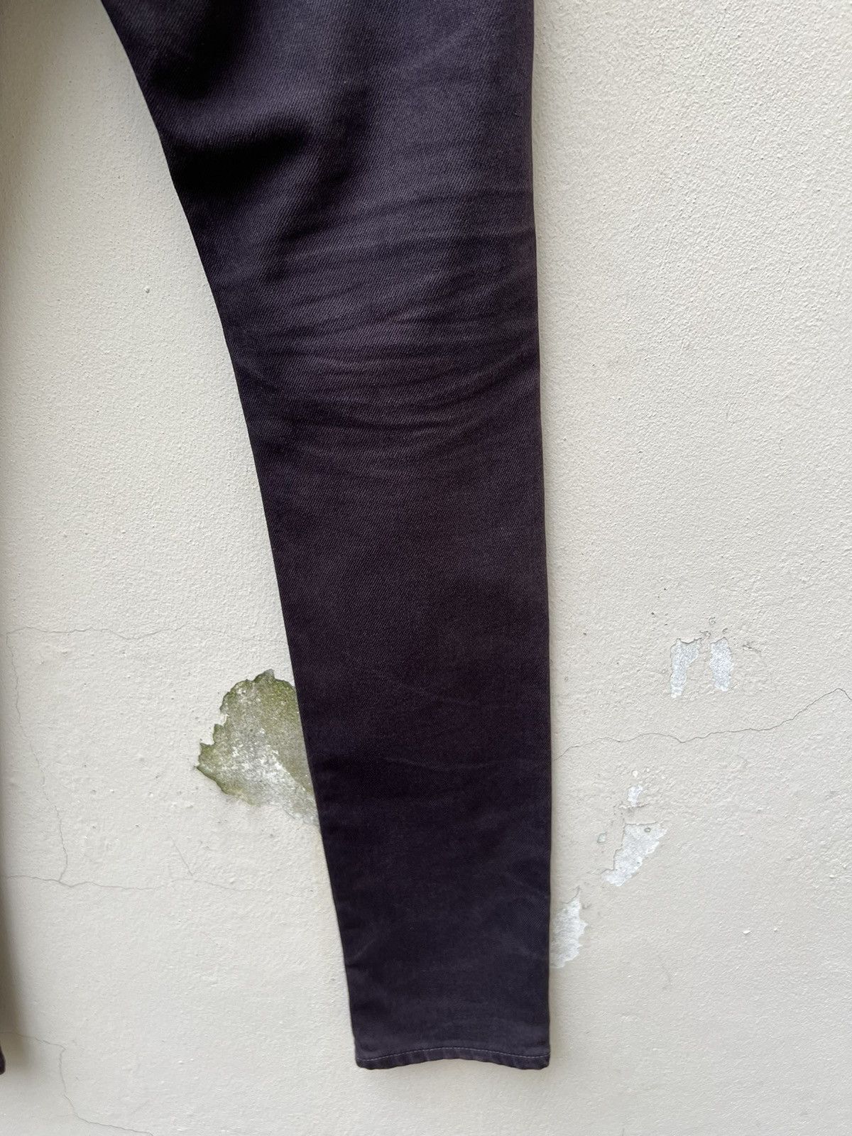SHAREEF Vintage Shareef Japan Sun Fade Black Panelled Skinny Jeans Size US 29 - 20 Thumbnail