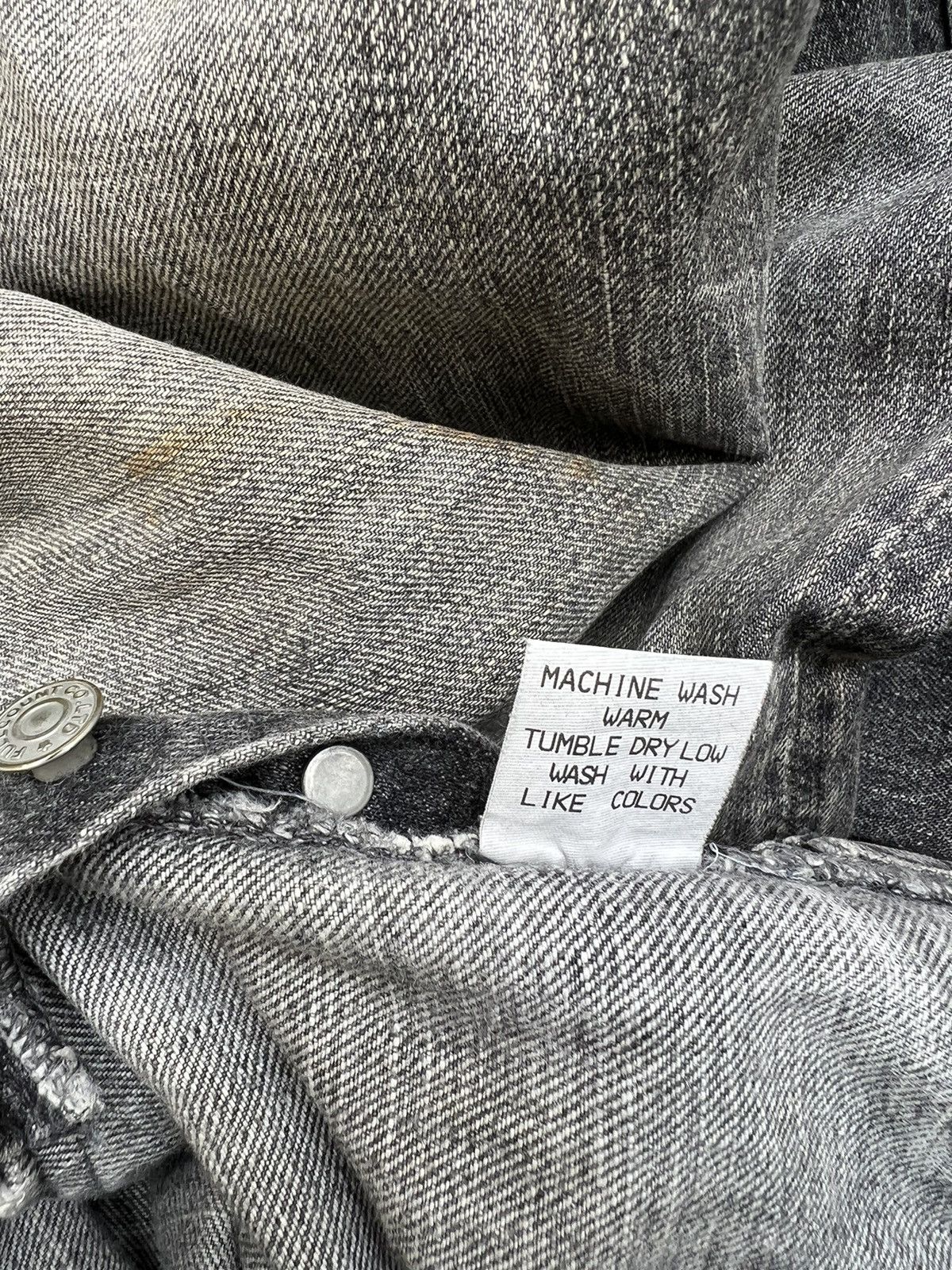 Full Count & Co. Vintage 90s Full Count Japan Faded Black Denim Dirty Jeans Size US 32 / EU 48 - 24 Thumbnail