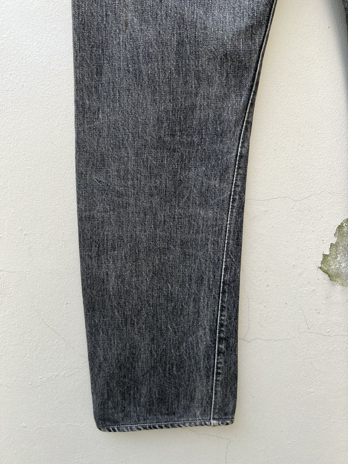 Full Count & Co. Vintage 90s Full Count Japan Faded Black Denim Dirty Jeans Size US 32 / EU 48 - 18 Thumbnail