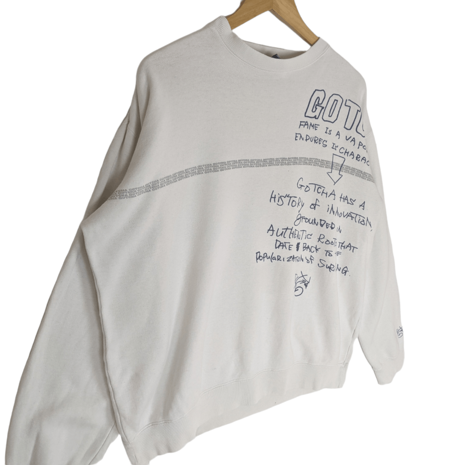 Gotcha GOTCHA Crewneck Jumper Sweatshirt Size US M / EU 48-50 / 2 - 3 Thumbnail