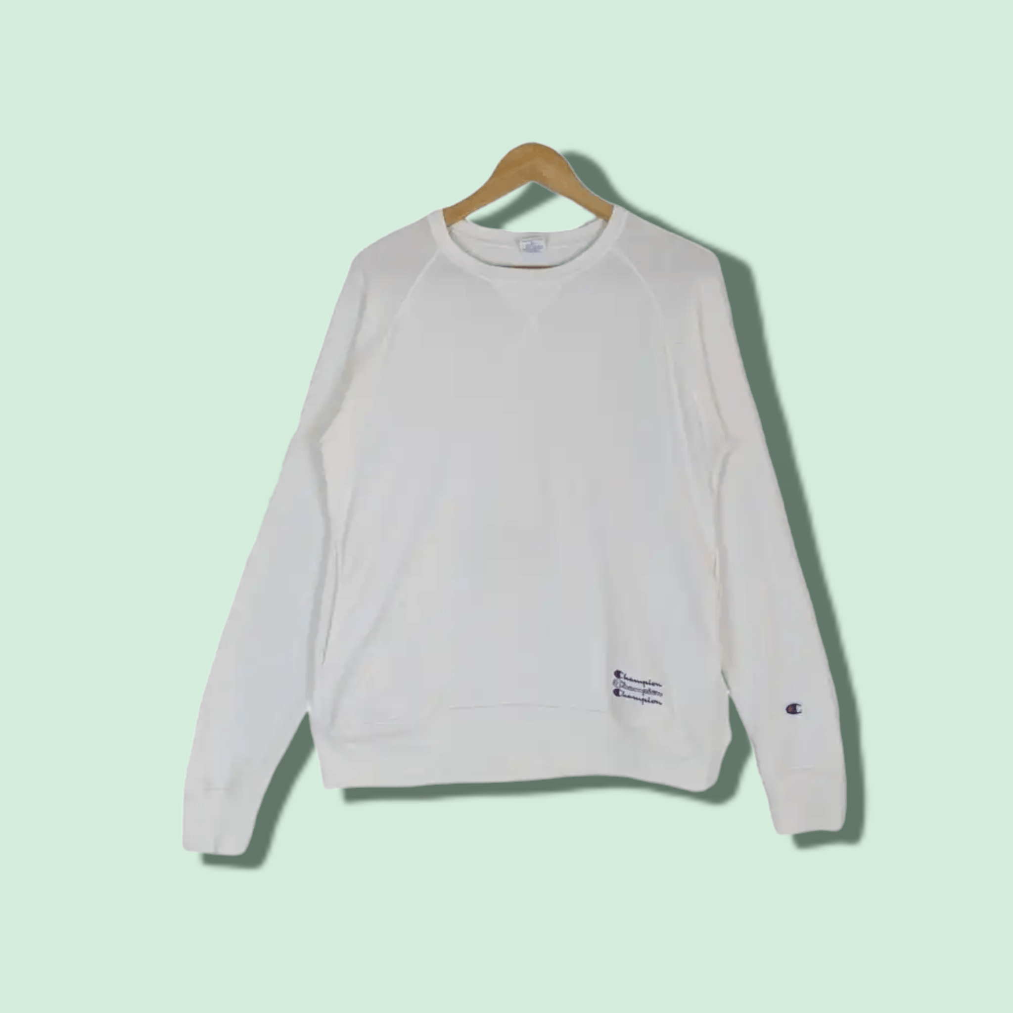 Champion CHAMPION Plain Crewneck Jumper Sweatshirt Size US S / EU 44-46 / 1 - 1 Thumbnail