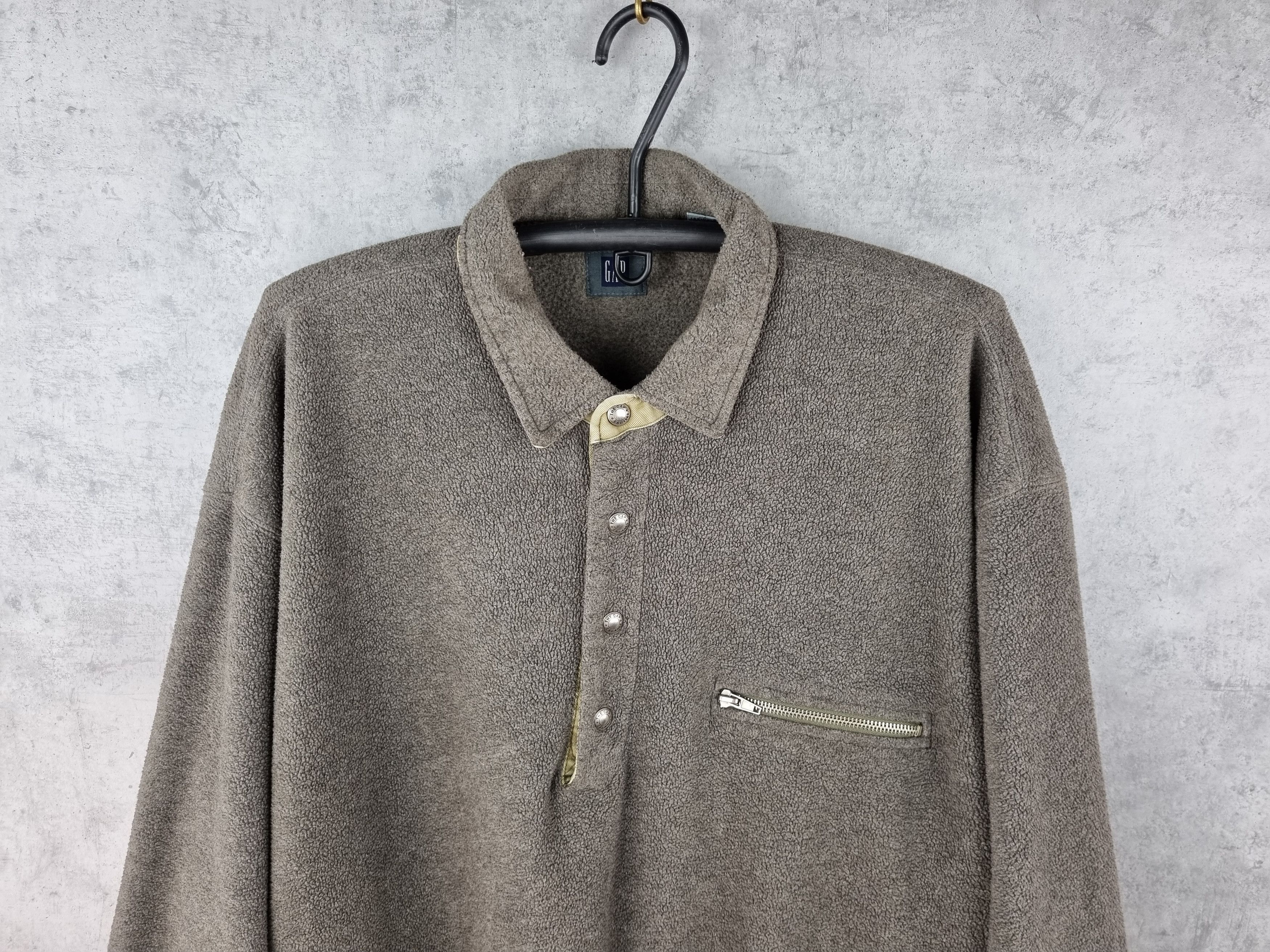 Gap Rare 90s Vintage GAP Military Fleece like Patagonia Size US XL / EU 56 / 4 - 6 Thumbnail