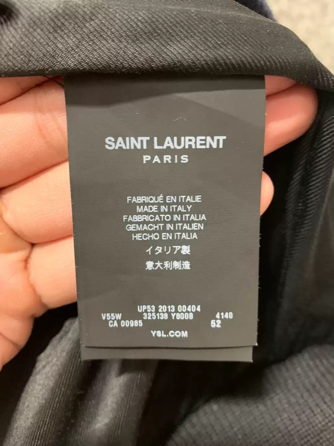 Saint Laurent Paris Saint Laurent Original New Bomber Jacket Size 52 Size US L / EU 52-54 / 3 - 6 Thumbnail