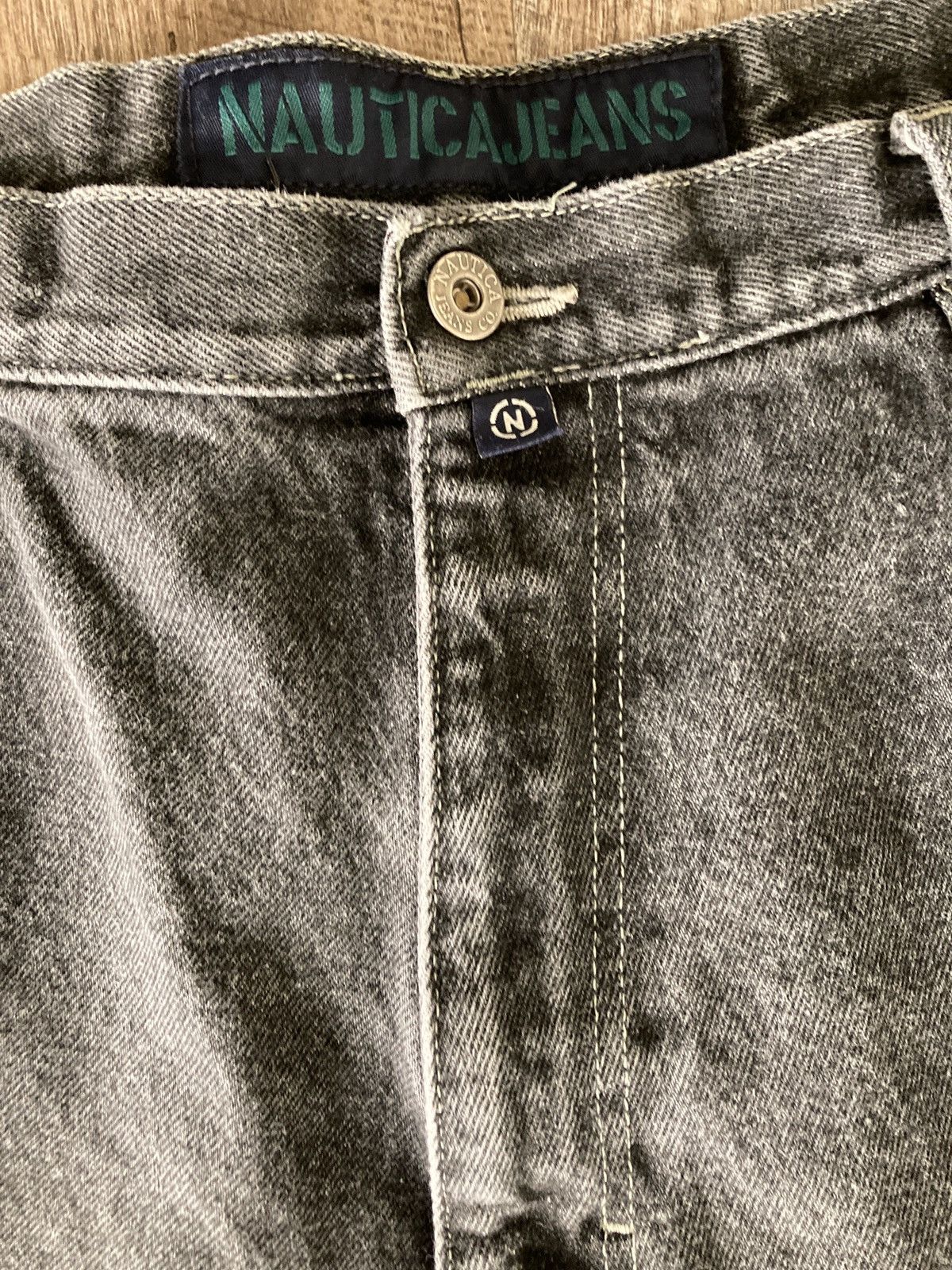 Vintage Jorts Nautica Jeans Baggy Denim Shorts Carpenters 40