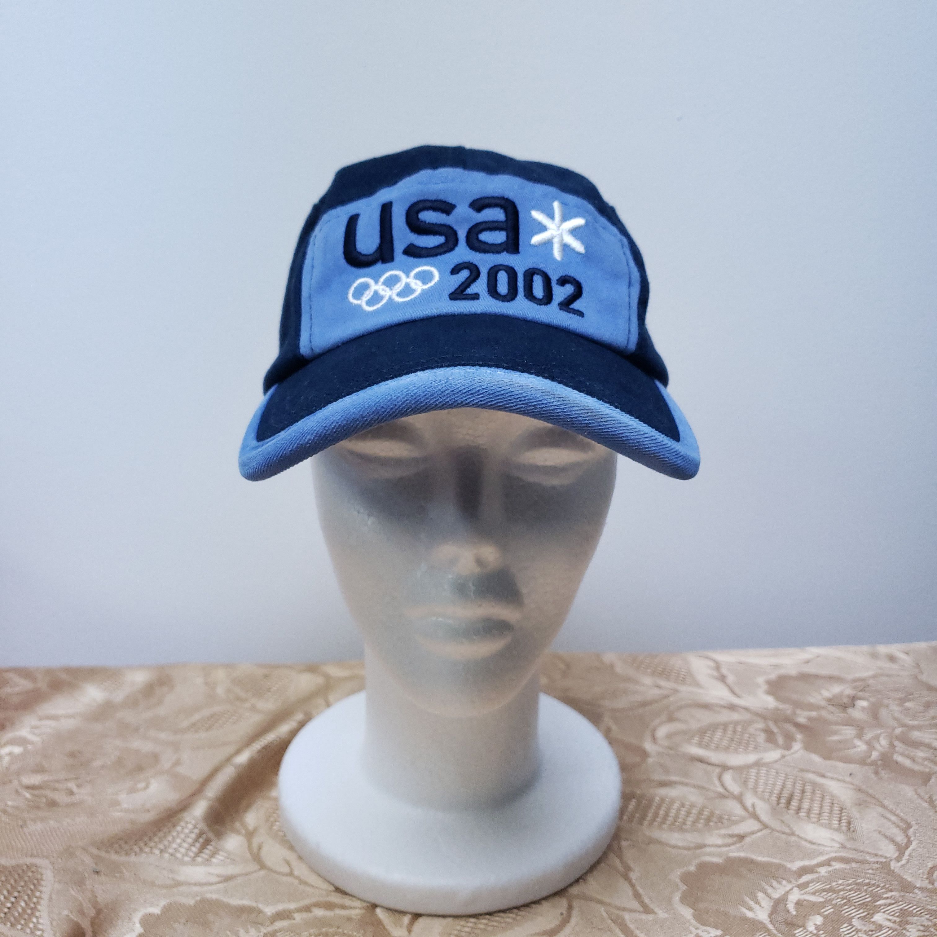 USA Olympics × Vintage Vintage 2002 Winter Olympics Team USA Strapback Hat Size ONE SIZE - 1 Thumbnail