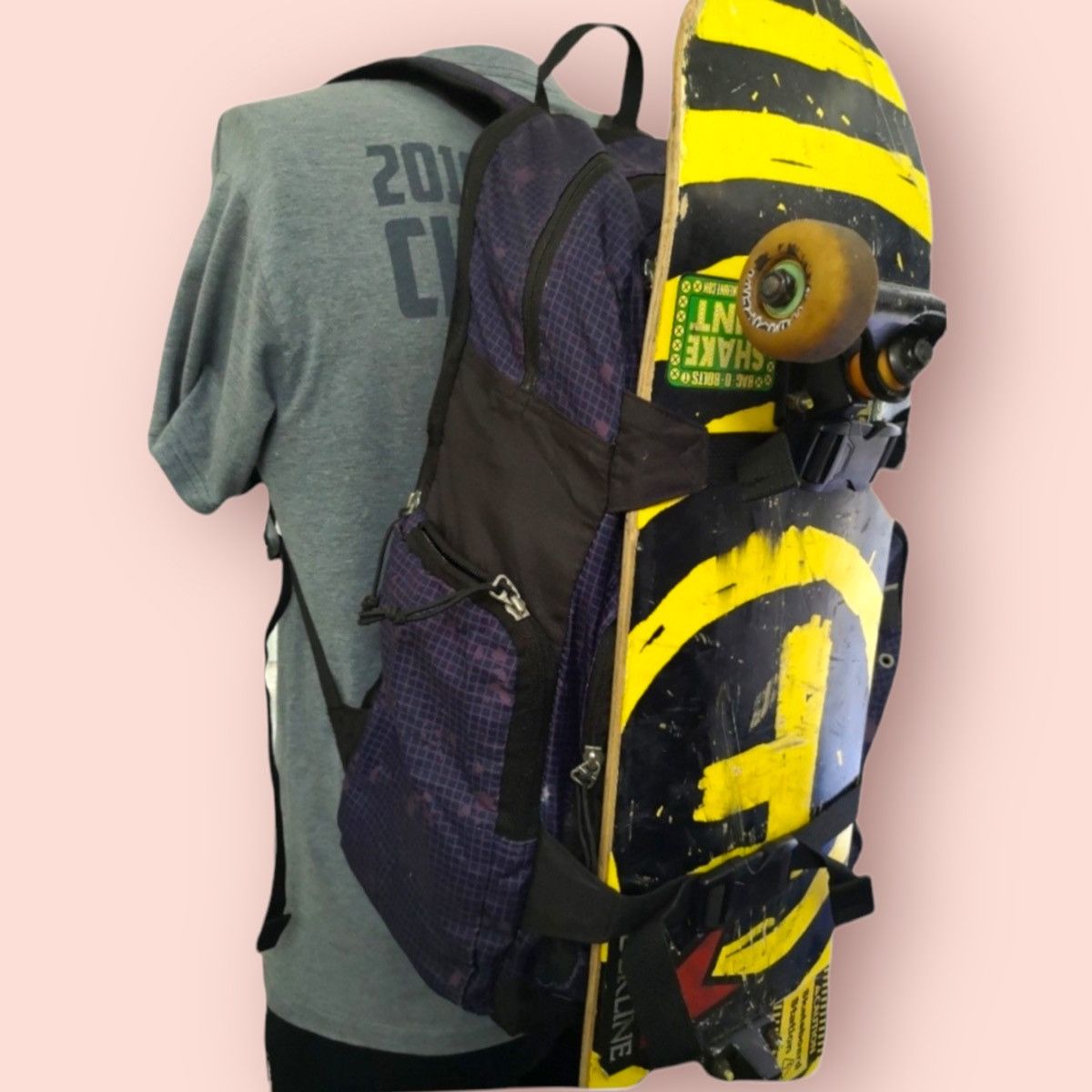 Hook-Ups × Japanese Brand ATHLETE ACE OF SPADE BACKPACK WITH DECK MOUNT Size ONE SIZE - 7 Thumbnail