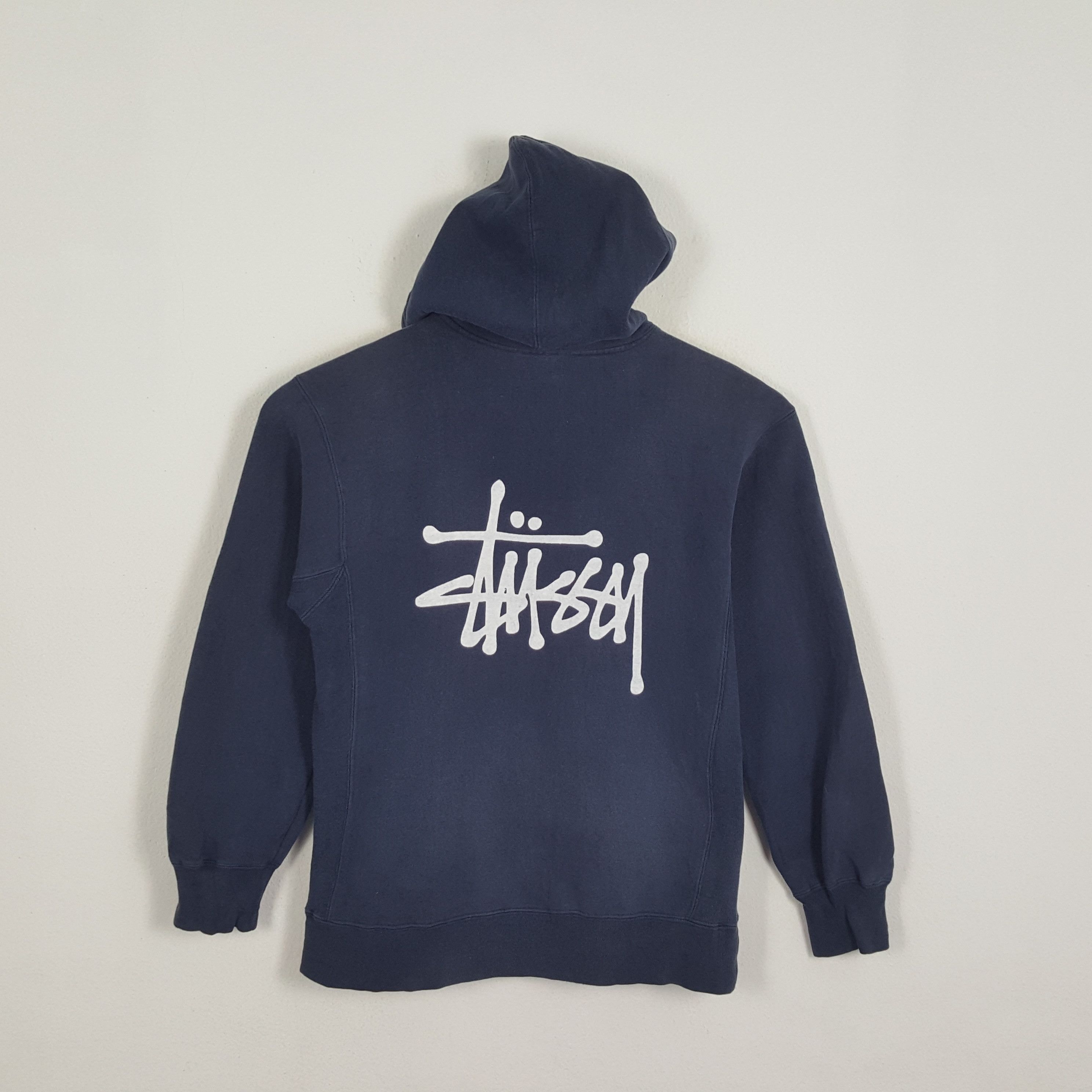 Stussy × Vintage Vintage STUSSY Streetwear Skateboard Logo Hoodies Size US S / EU 44-46 / 1 - 1 Thumbnail