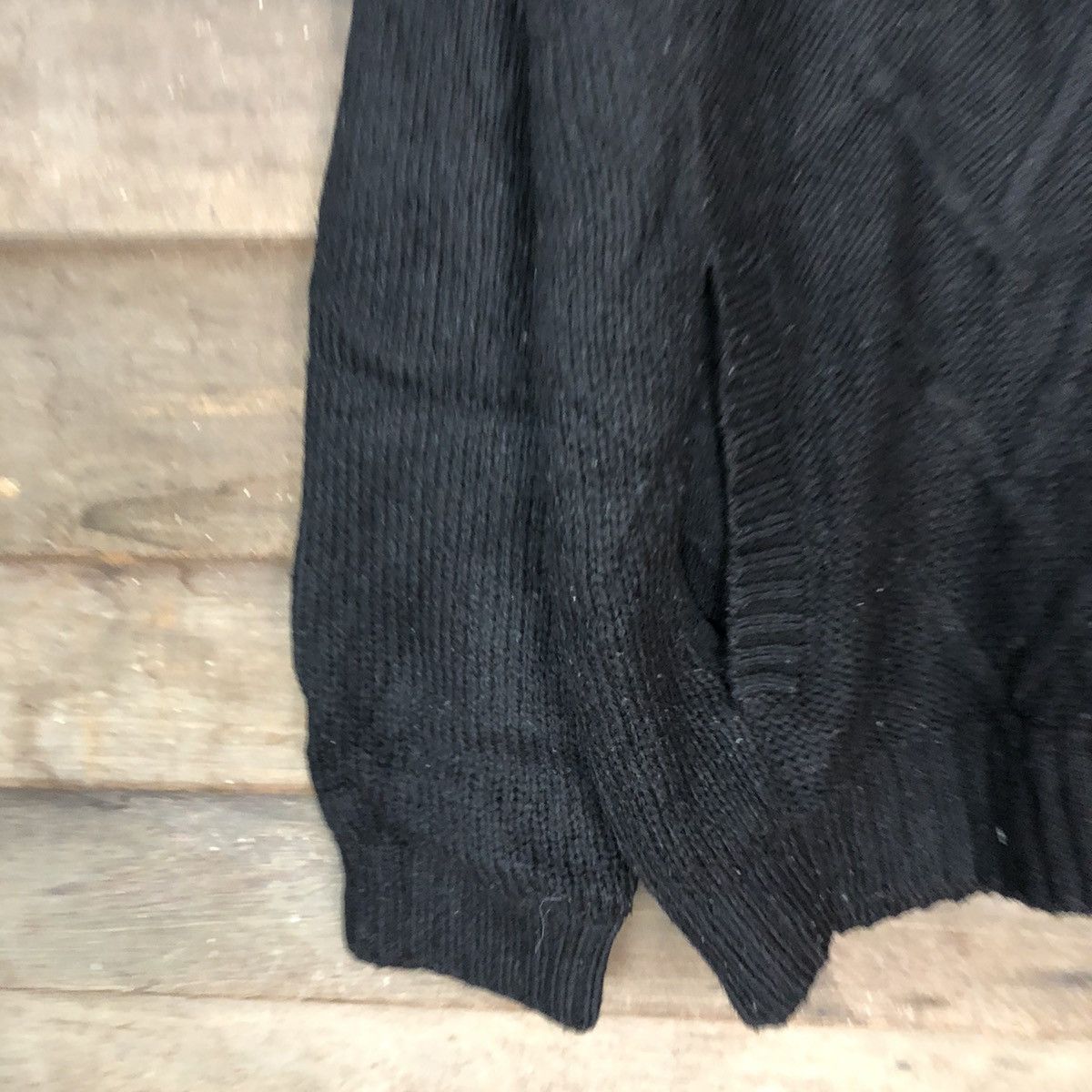 Aran Isles Knitwear × Homespun Knitwear × Vintage InterMezzo Black Knitwear sweater vintage japan #5727 Size US L / EU 52-54 / 3 - 6 Thumbnail