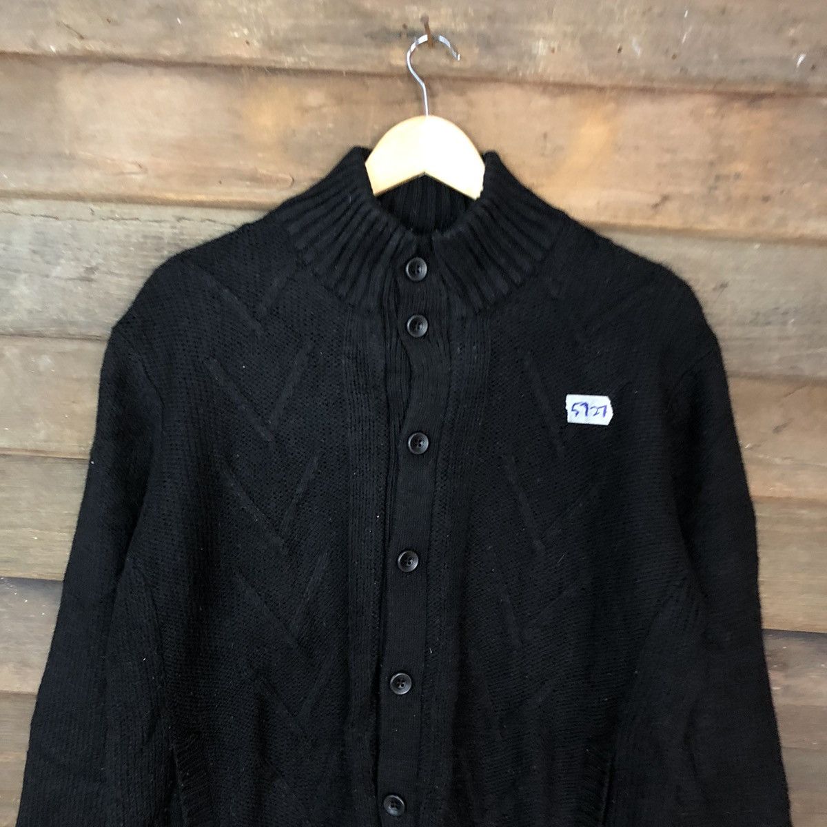 Aran Isles Knitwear × Homespun Knitwear × Vintage InterMezzo Black Knitwear sweater vintage japan #5727 Size US L / EU 52-54 / 3 - 9 Thumbnail