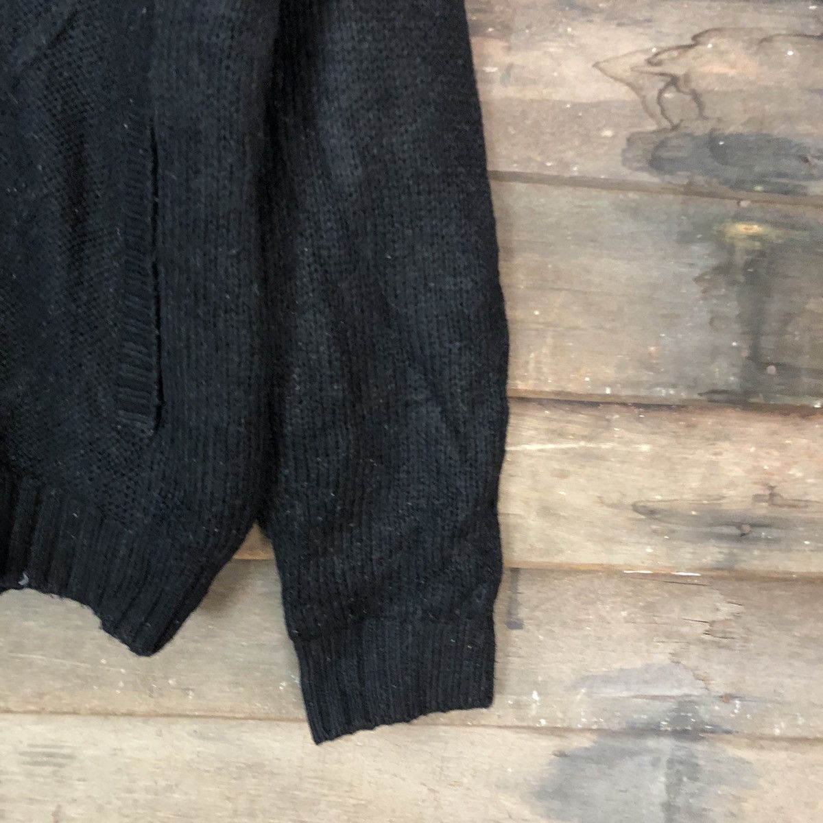 Aran Isles Knitwear × Homespun Knitwear × Vintage InterMezzo Black Knitwear sweater vintage japan #5727 Size US L / EU 52-54 / 3 - 4 Thumbnail