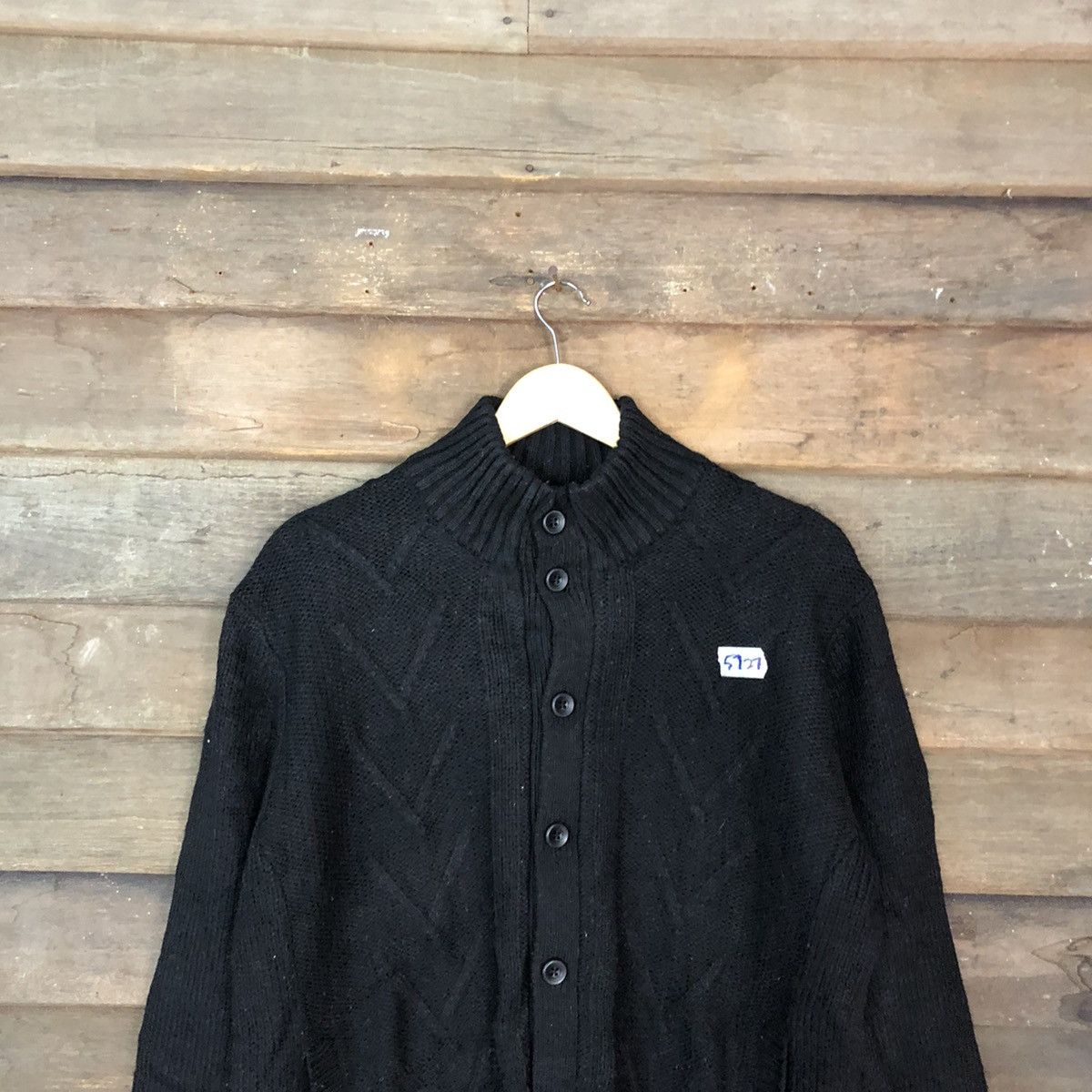 Aran Isles Knitwear × Homespun Knitwear × Vintage InterMezzo Black Knitwear sweater vintage japan #5727 Size US L / EU 52-54 / 3 - 2 Thumbnail