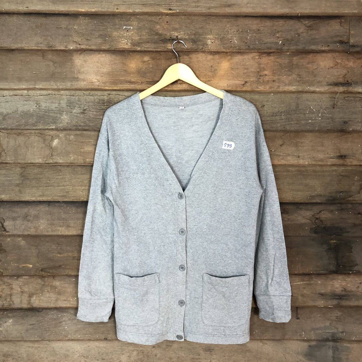 Uniqlo Uniqlo Grey Cardigan #5713 Size US M / EU 48-50 / 2 - 1 Thumbnail