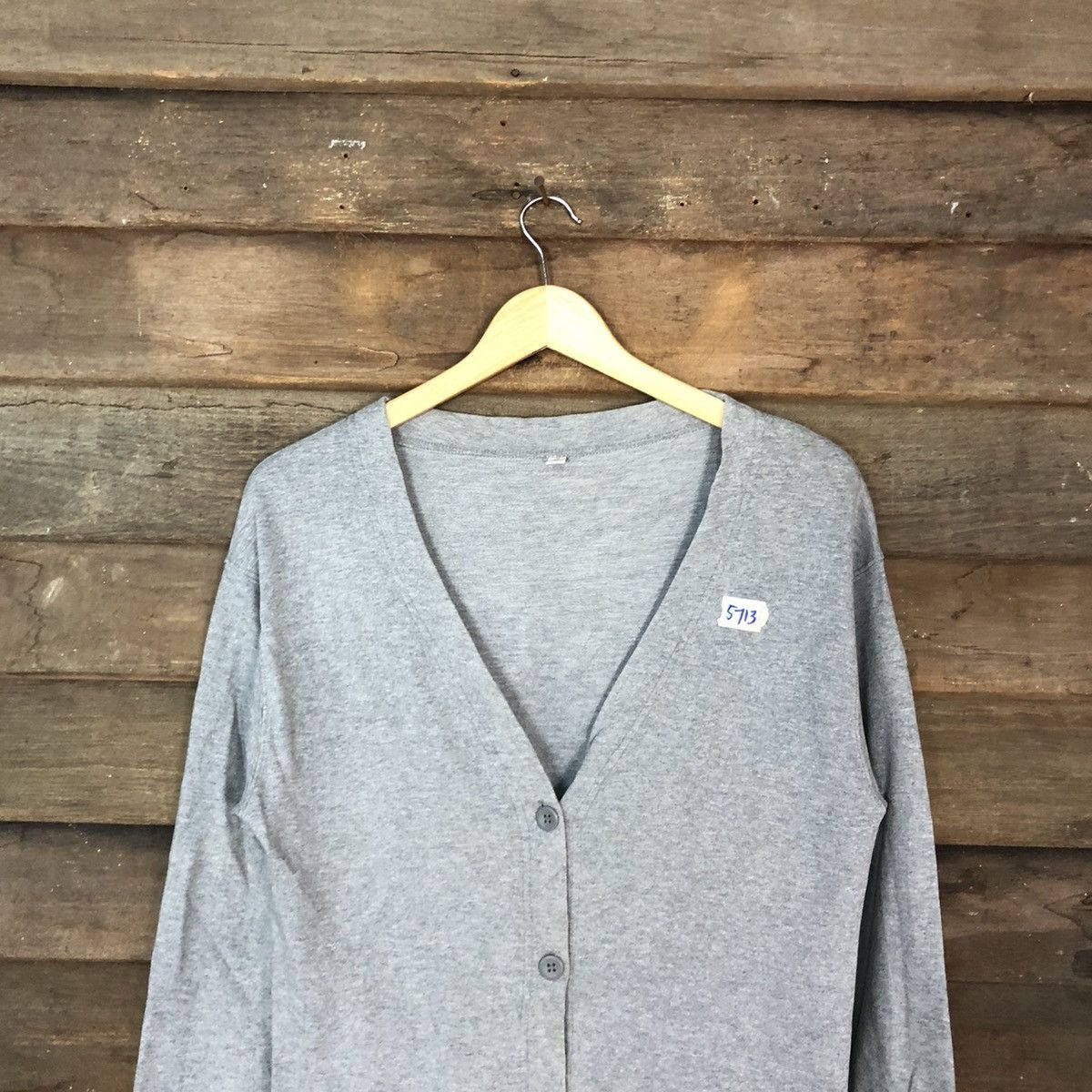 Uniqlo Uniqlo Grey Cardigan #5713 Size US M / EU 48-50 / 2 - 2 Thumbnail