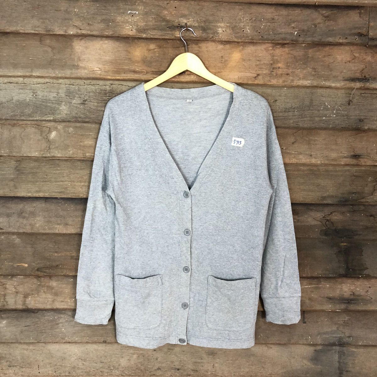 Uniqlo Uniqlo Grey Cardigan #5713 Size US M / EU 48-50 / 2 - 3 Thumbnail