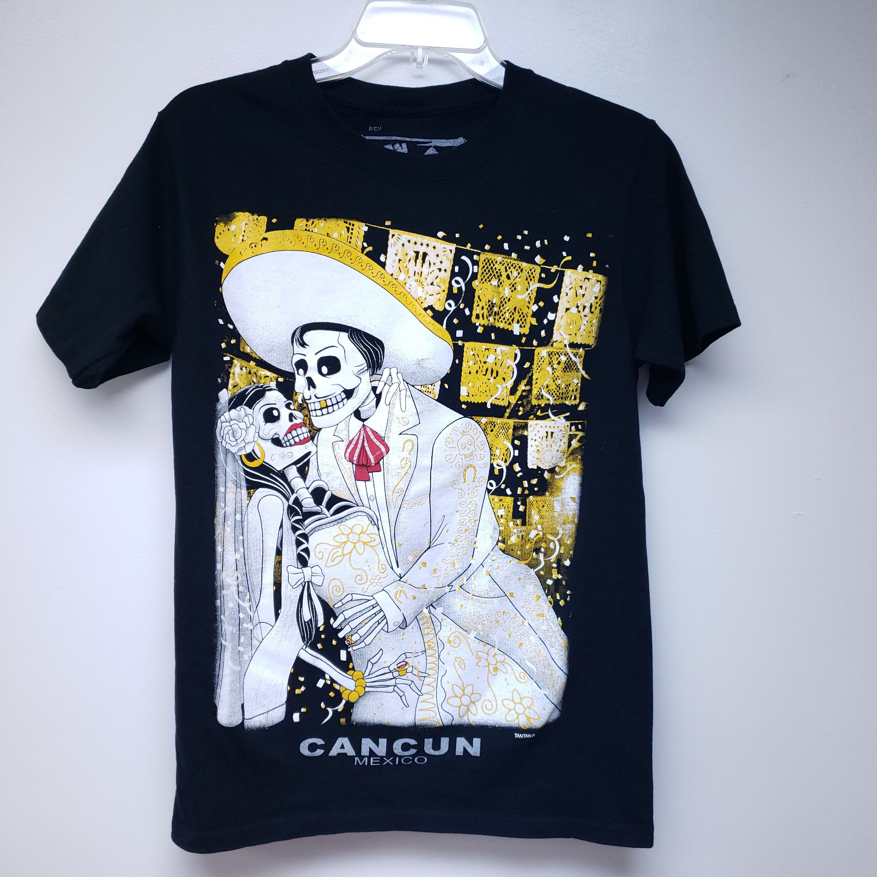 Mexican Threads × Vacation Day Of The Dead Cancun, Mexico Graphic T-Shirt Size US S / EU 44-46 / 1 - 1 Thumbnail