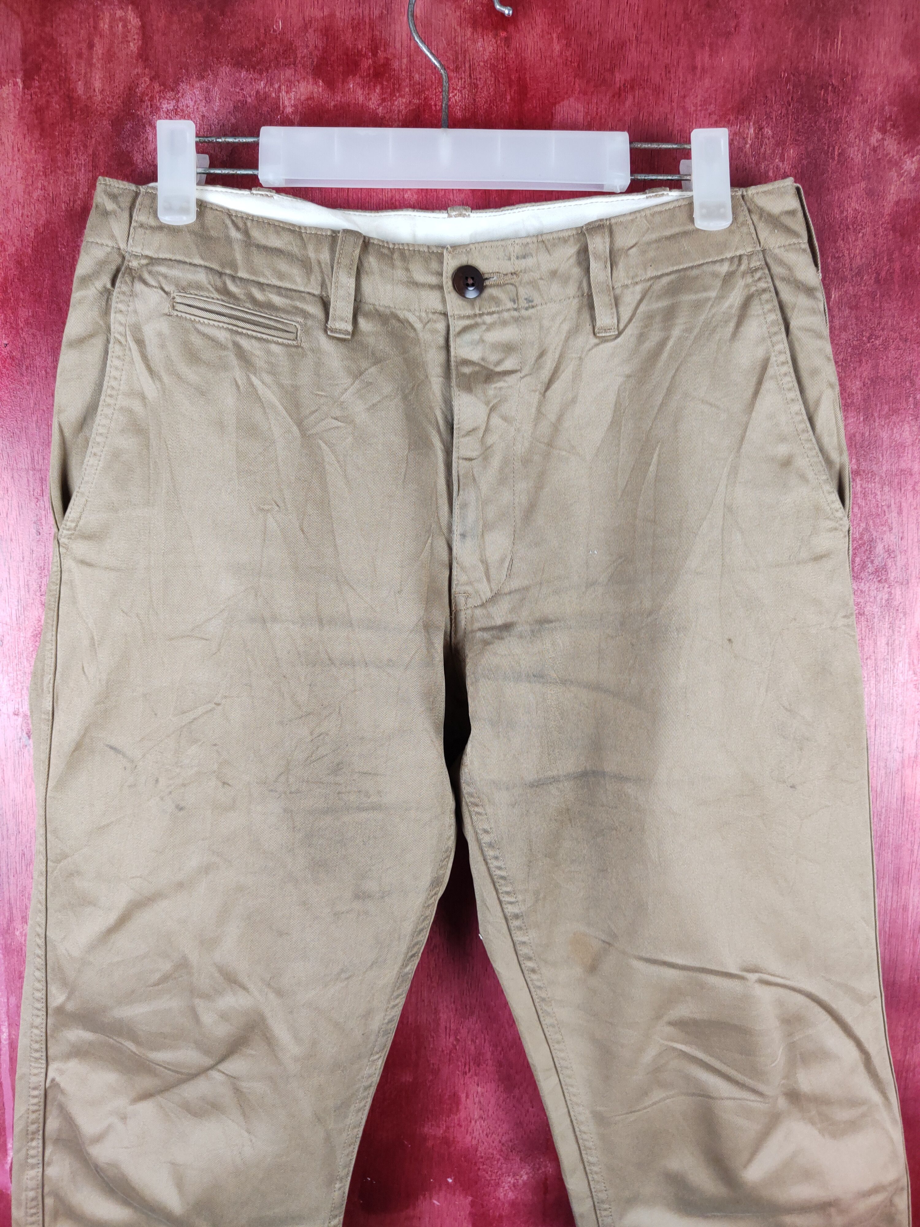 Japanese Brand × Uniqlo Uniqlo Brown Multi Pocket Tactical Casual Pants #S732 Size US 31 - 2 Thumbnail