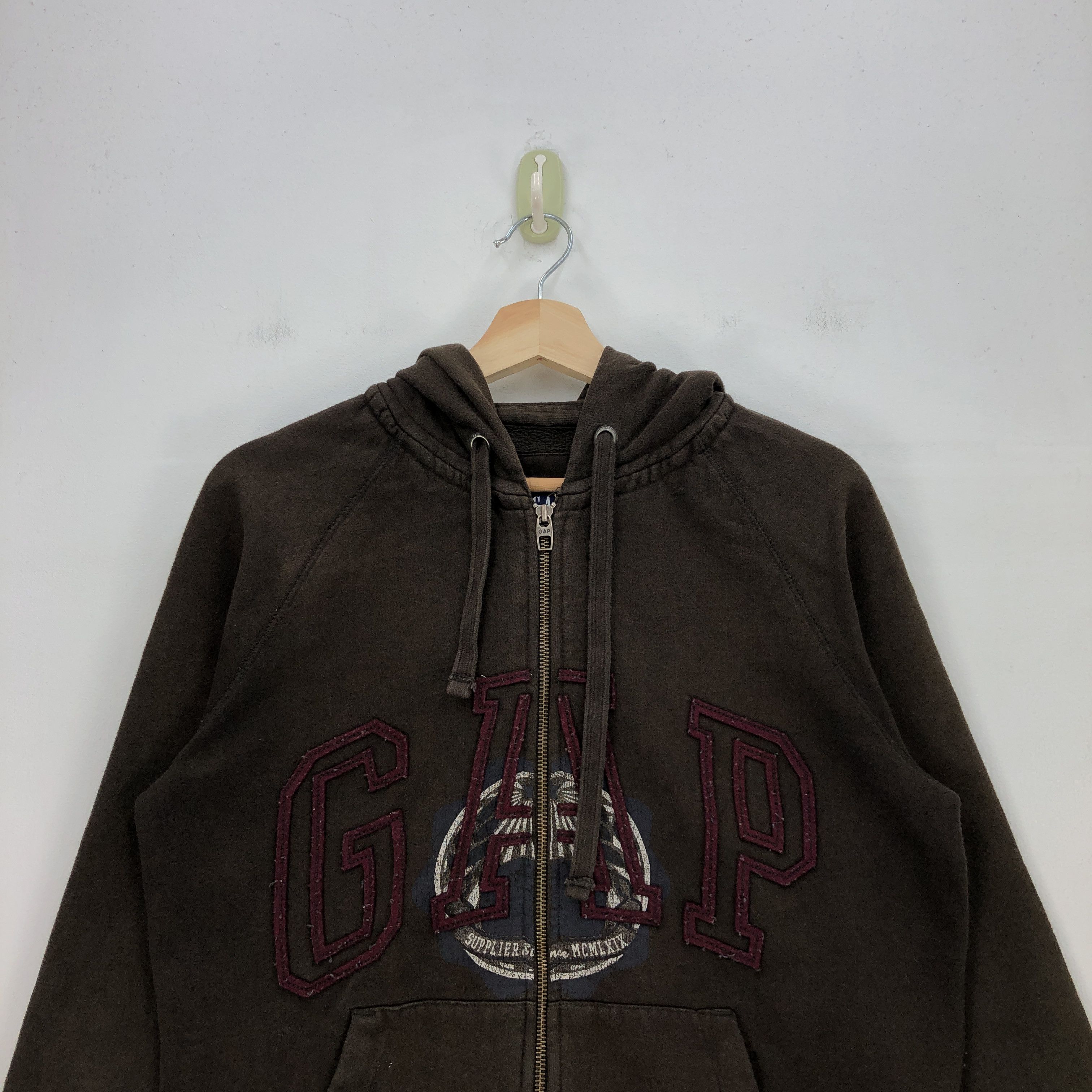 Gap × Vintage Vintage GAP Hoodie Sweater GAP Zipper Sweatshirt Size US M / EU 48-50 / 2 - 3 Thumbnail