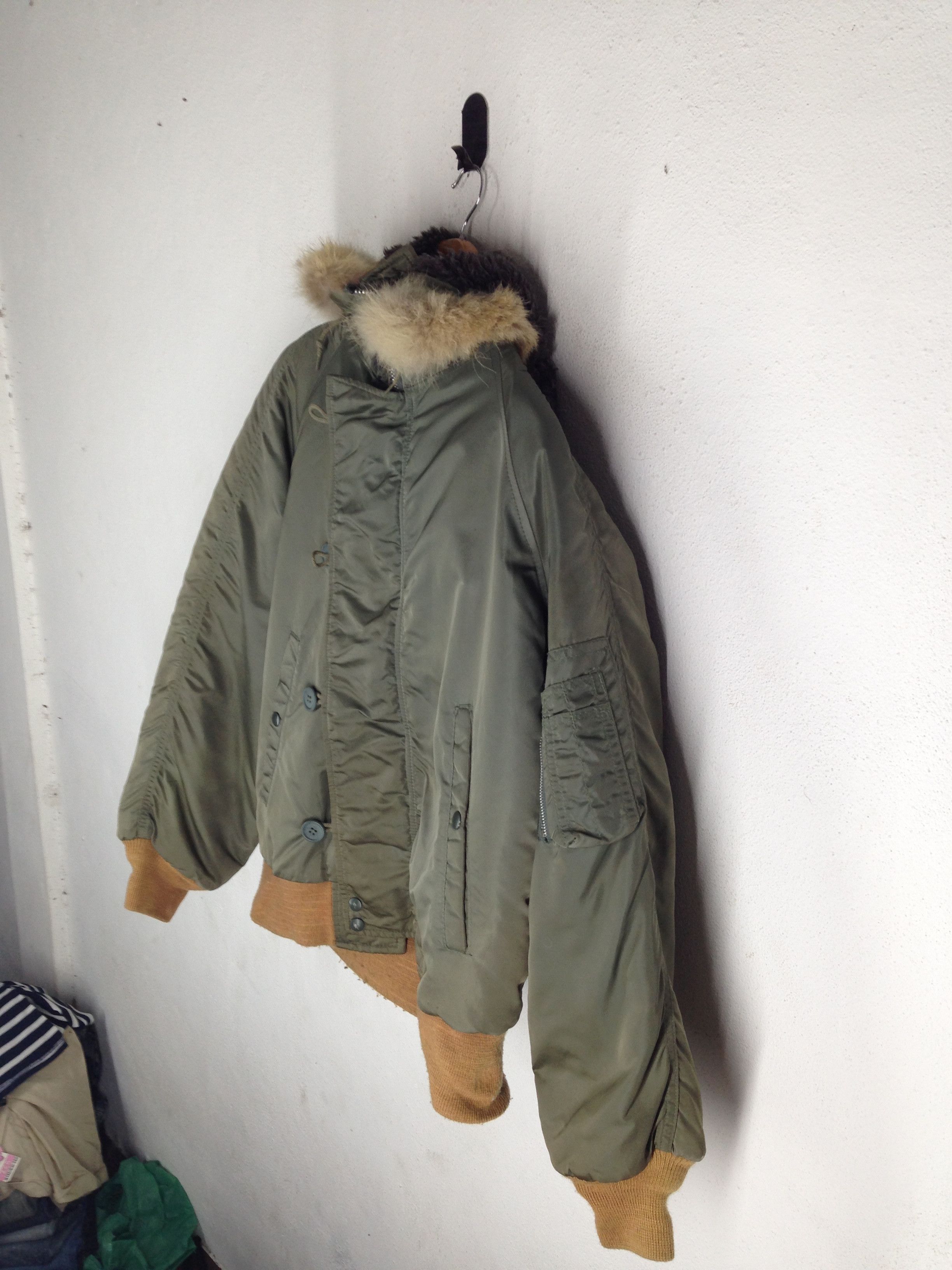 Other Vintage N-2B Flight Jacket USAF Bomber Jacket Parka Hood Size US L / EU 52-54 / 3 - 2 Thumbnail