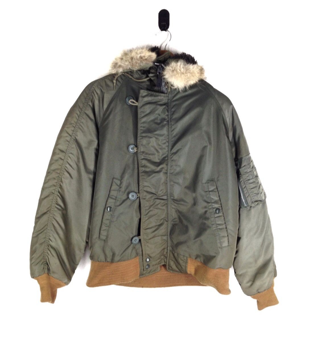 Other Vintage N-2B Flight Jacket USAF Bomber Jacket Parka Hood Size US L / EU 52-54 / 3 - 1 Thumbnail