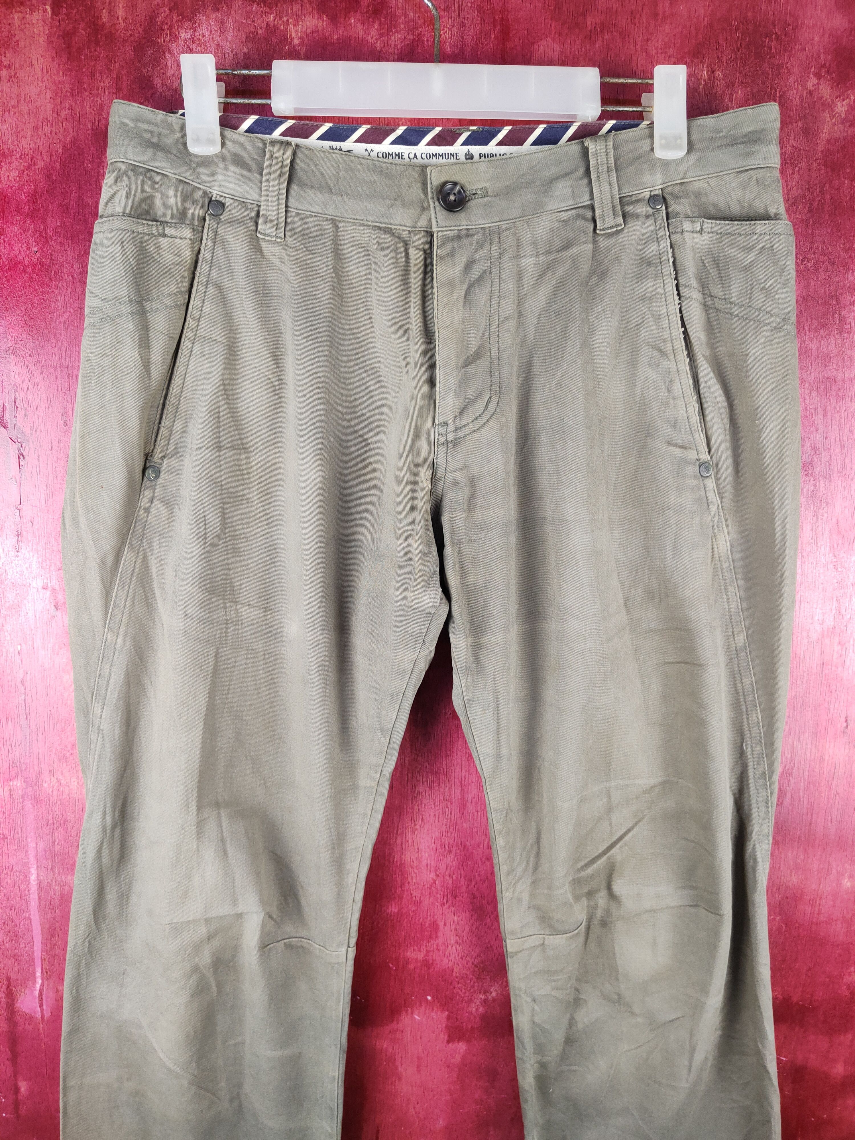 Comme Ca Ism Comme Ca Commune Gray Multipocket Tactical Cargo Pants #S749 Size US 32 / EU 48 - 2 Thumbnail