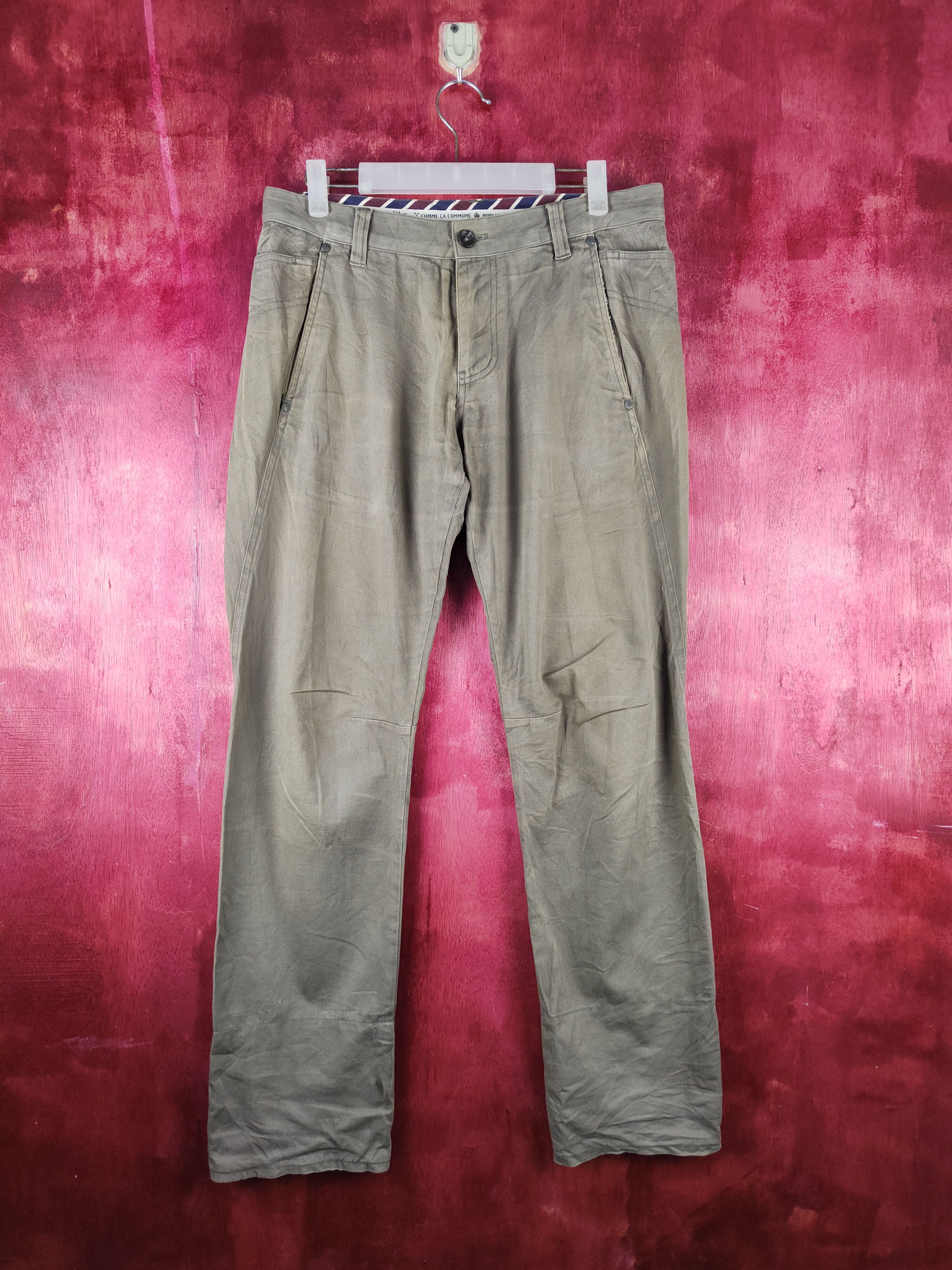 image of Comme Ca Ism Comme Ca Commune Gray Multipocket Tactical Cargo Pants S749 in Grey, Men's (Size 32)