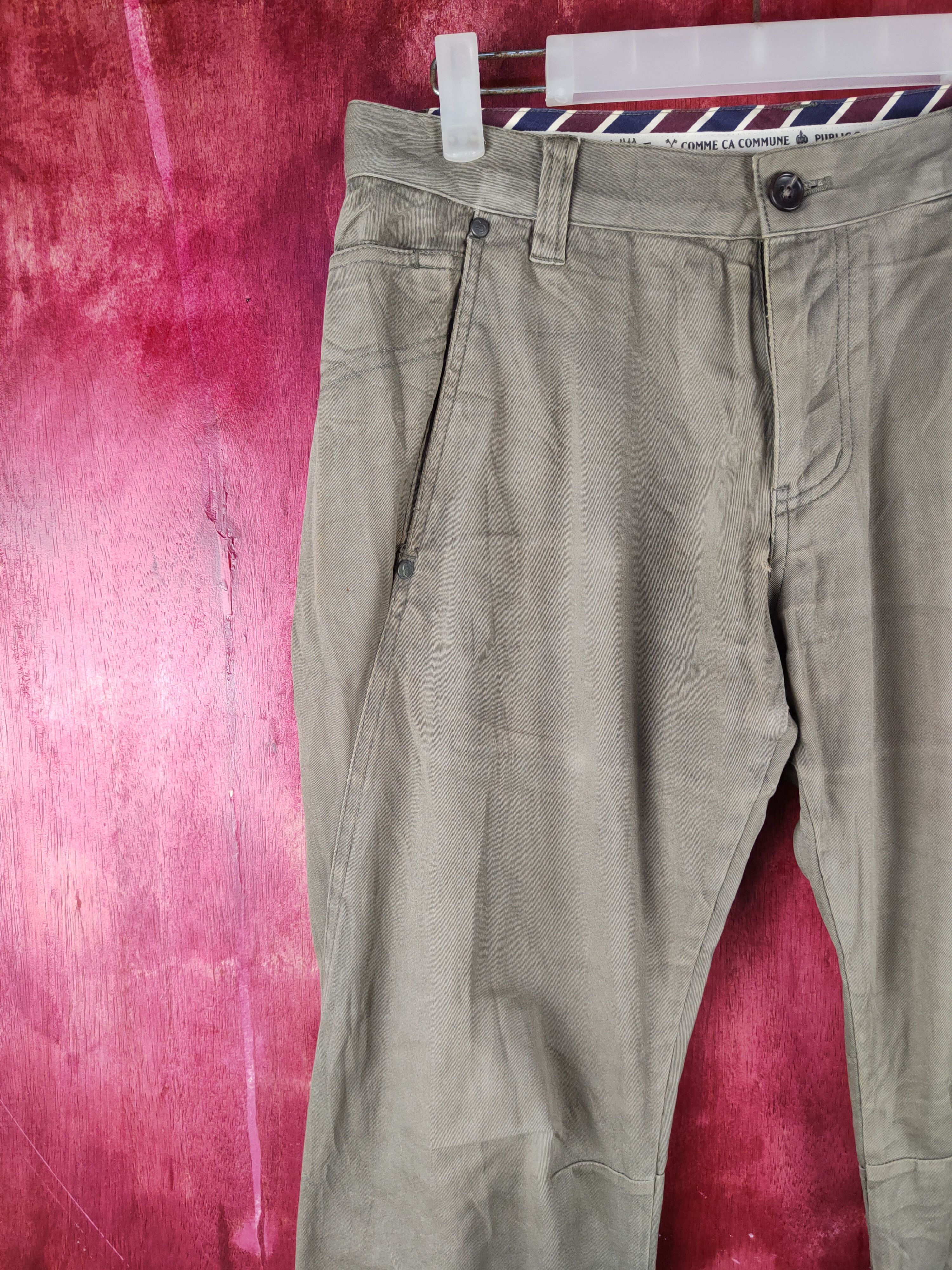 Comme Ca Ism Comme Ca Commune Gray Multipocket Tactical Cargo Pants #S749 Size US 32 / EU 48 - 3 Thumbnail