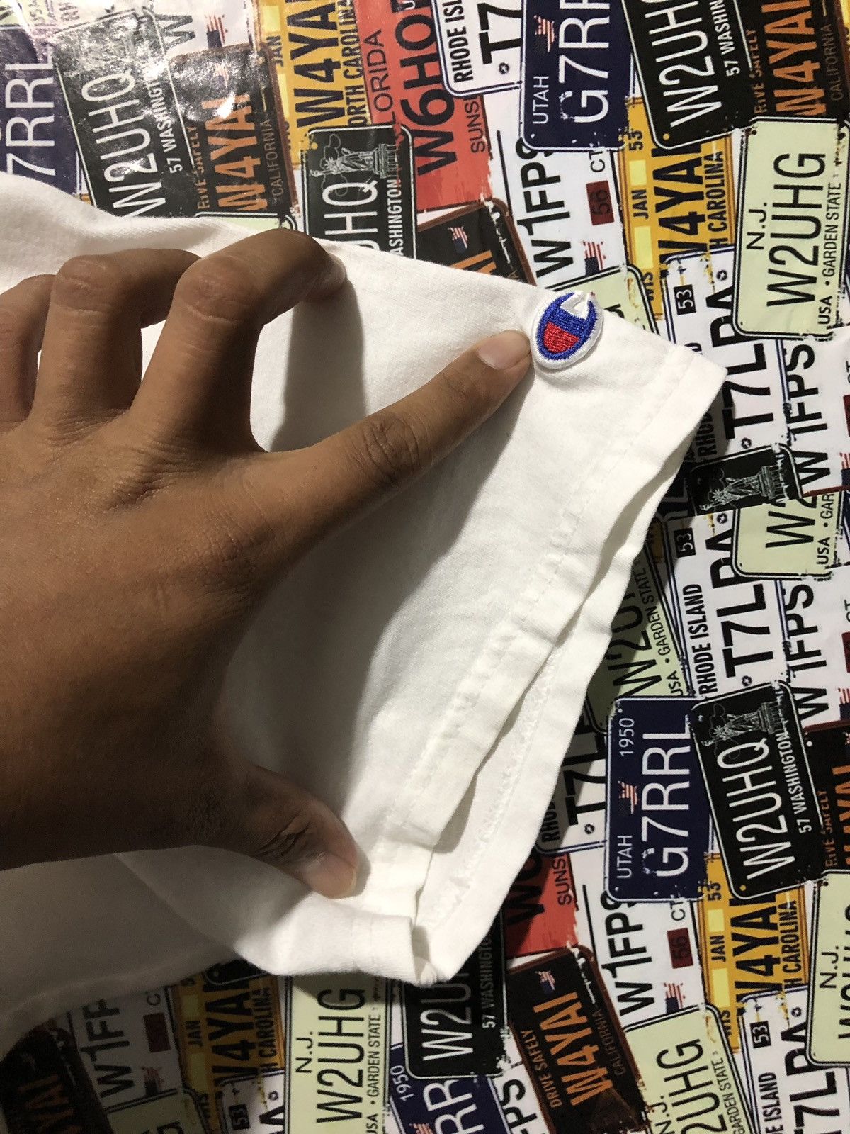 Champion × Vintage Champion Design Big American Flag Hip Hop Style T shirt Size US L / EU 52-54 / 3 - 3 Thumbnail