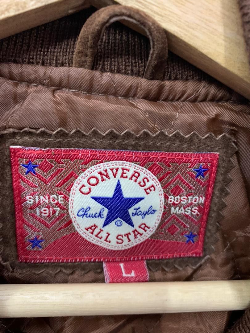 Converse VTG CONVERSE BIG LOGO VARSITY JACKET Size US L / EU 52-54 / 3 - 6 Thumbnail