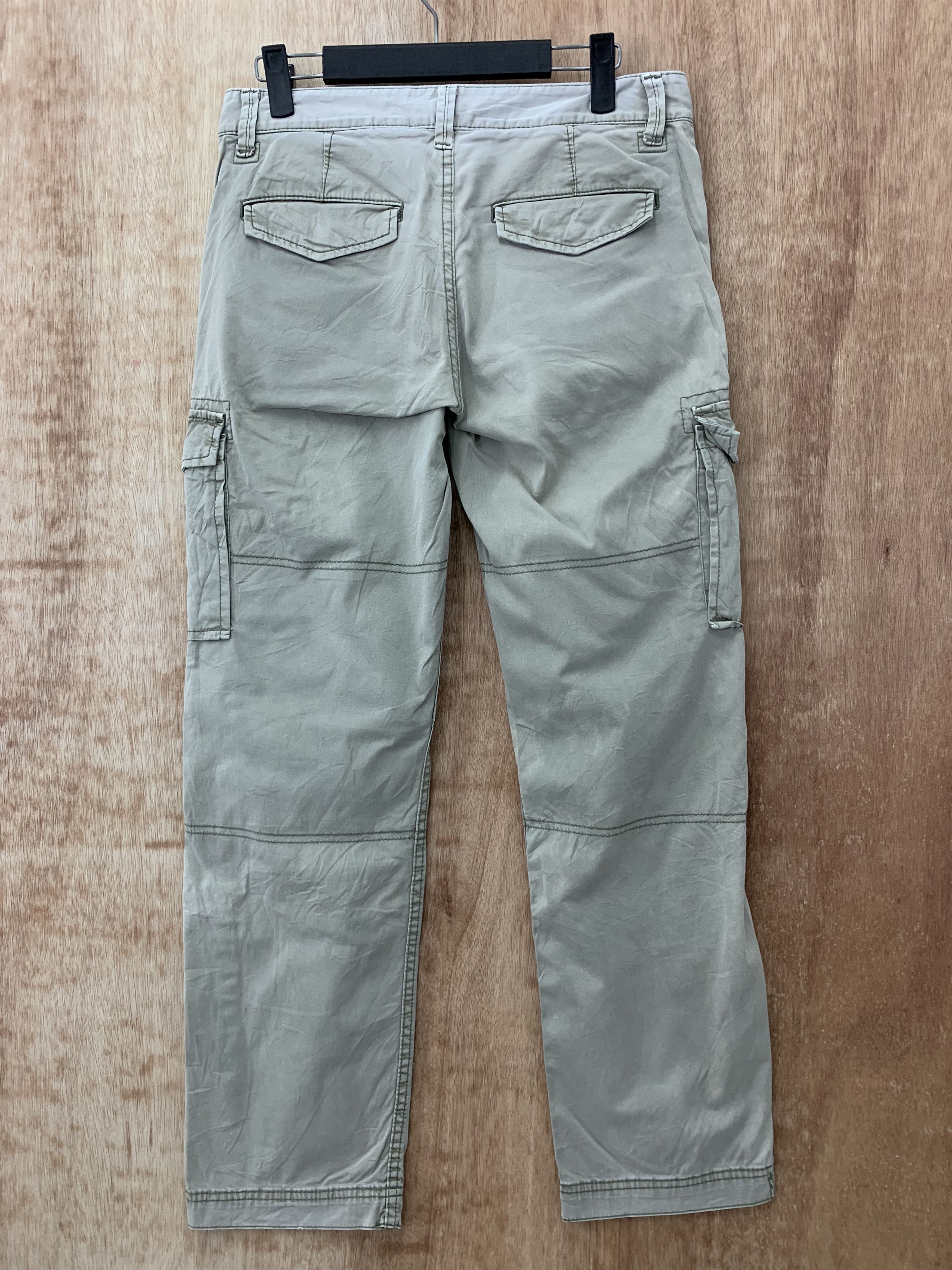 Japanese Brand Cargo Pants Uniqlo Multipocket Faded Colour Streetwear Size US 28 / EU 44 - 2 Thumbnail