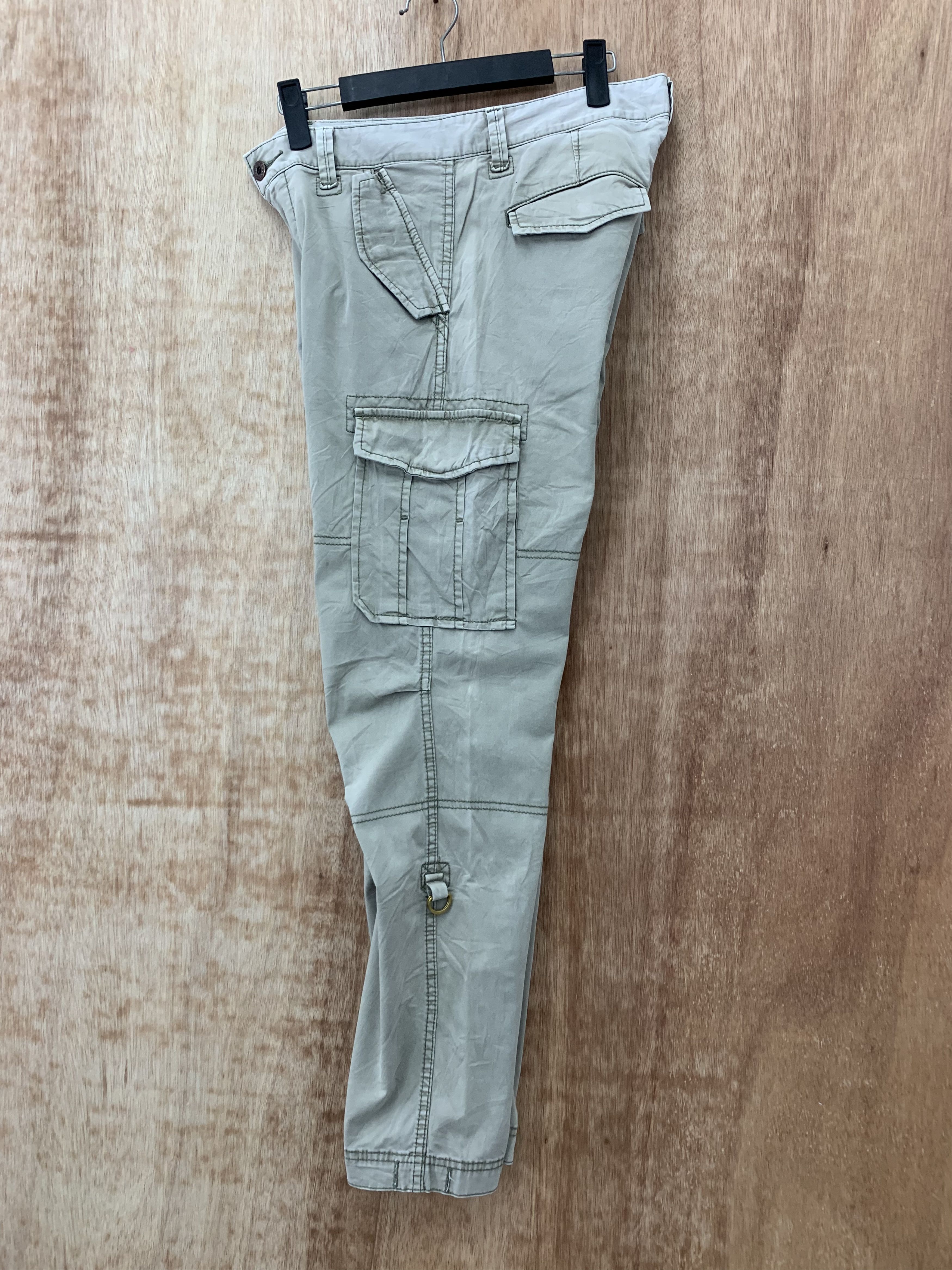 Japanese Brand Cargo Pants Uniqlo Multipocket Faded Colour Streetwear Size US 28 / EU 44 - 13 Thumbnail