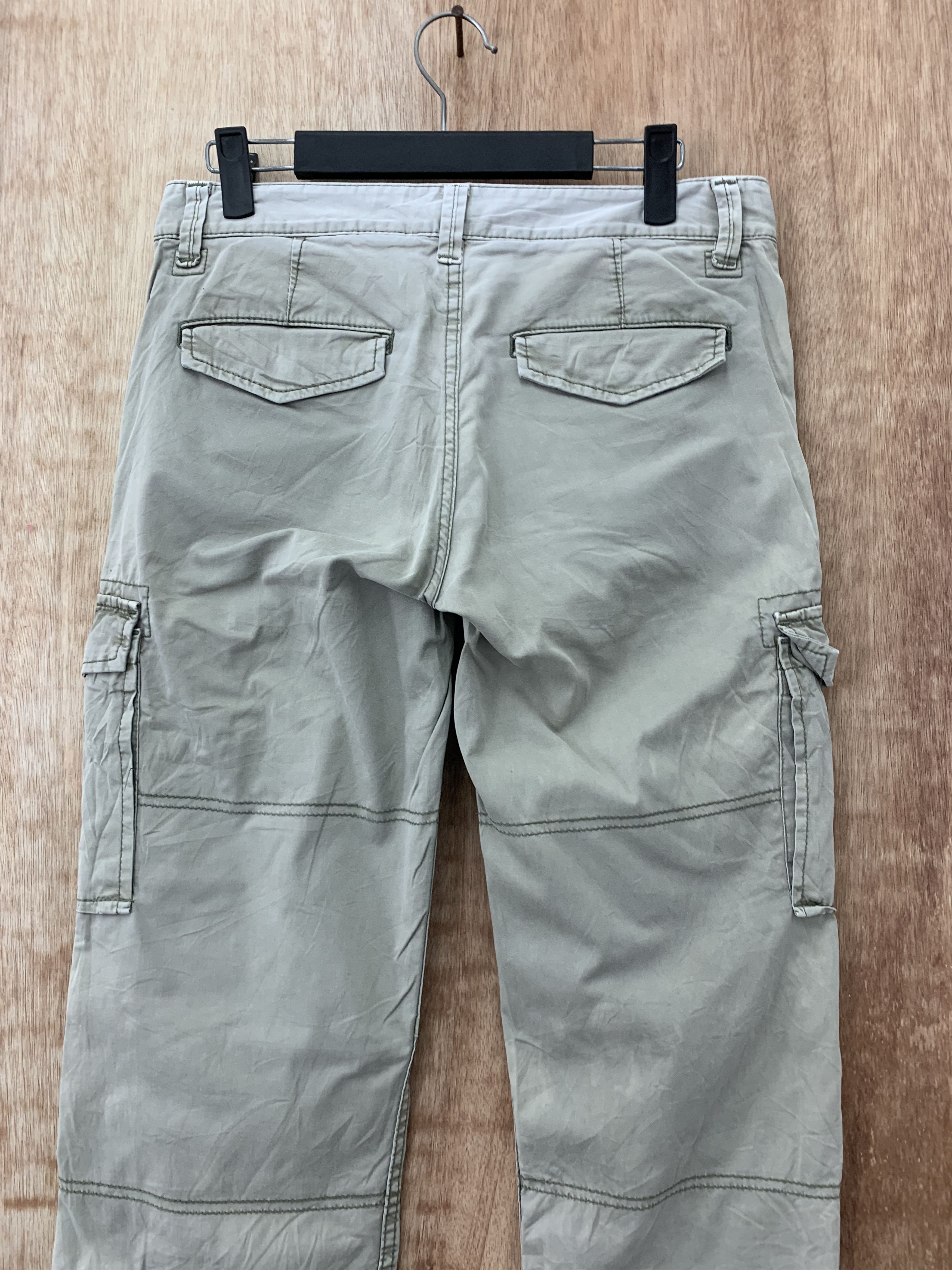 Japanese Brand Cargo Pants Uniqlo Multipocket Faded Colour Streetwear Size US 28 / EU 44 - 10 Thumbnail
