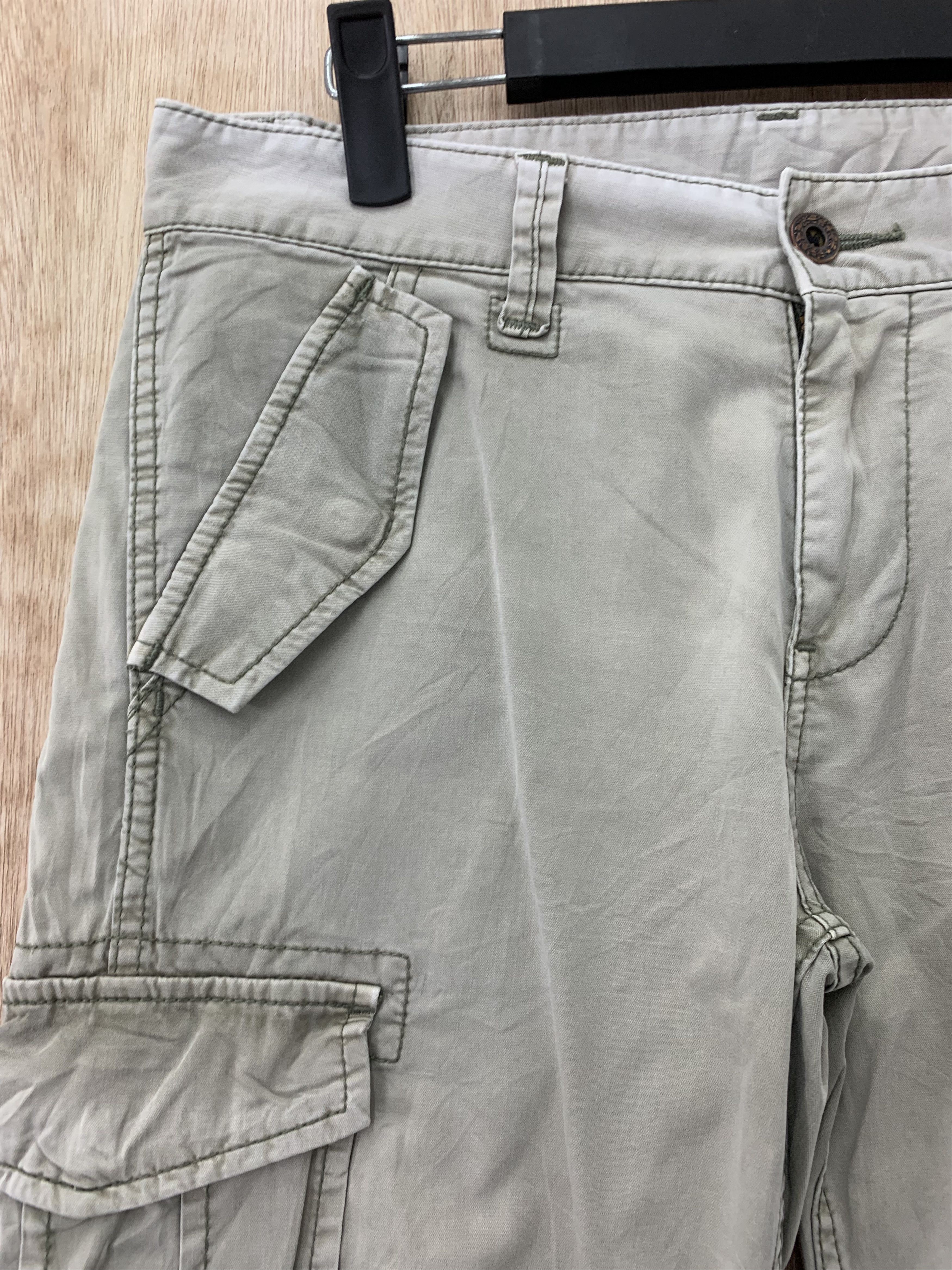 Japanese Brand Cargo Pants Uniqlo Multipocket Faded Colour Streetwear Size US 28 / EU 44 - 7 Thumbnail