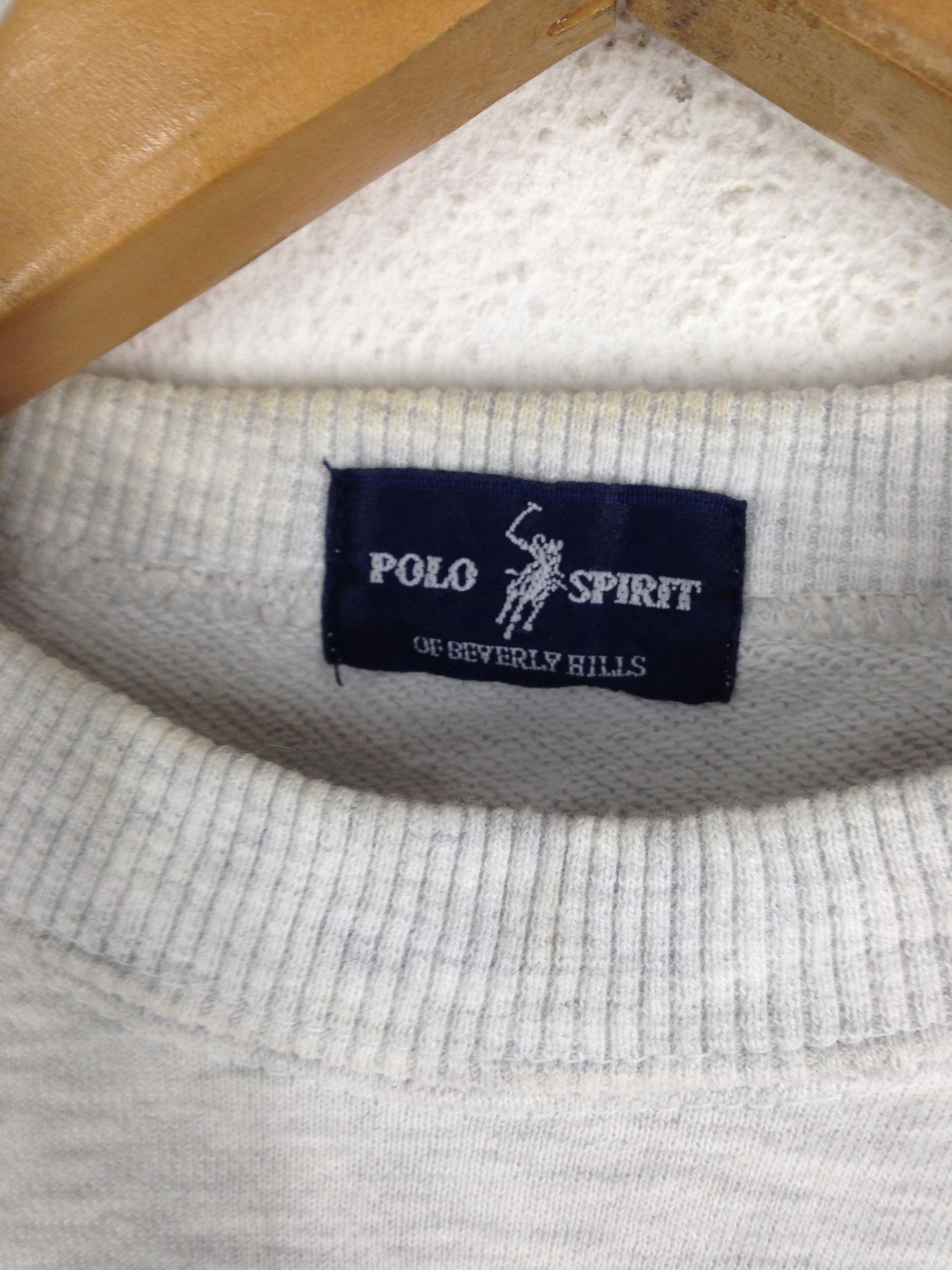 Beverly Hills Polo Club × Vintage Vtg POLO SPIRIT Big Logo Embroidery Spell Out Polo Spirit Size US M / EU 48-50 / 2 - 3 Thumbnail
