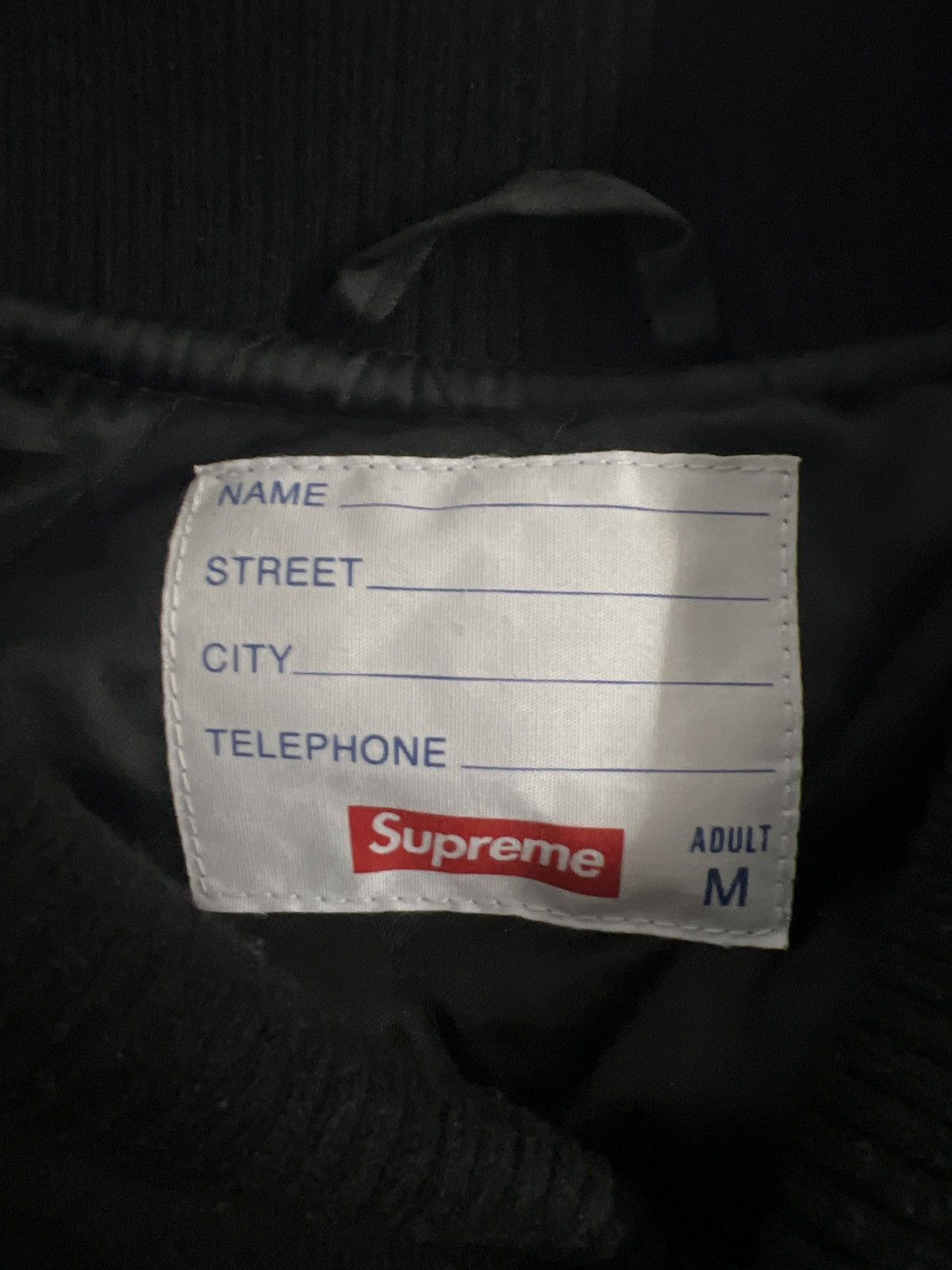 Supreme Supreme Motion Logo Varsity Jacket Black Size US M / EU 48-50 / 2 - 4 Thumbnail