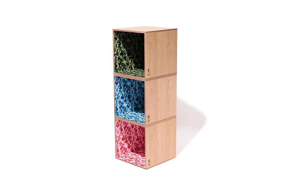 Bape BAPE X KARIMOKU CAMO SQUARE SHELF (GREEN) Size ONE SIZE - 3 Thumbnail