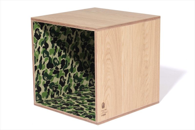 Bape BAPE X KARIMOKU CAMO SQUARE SHELF (GREEN) Size ONE SIZE - 1 Thumbnail