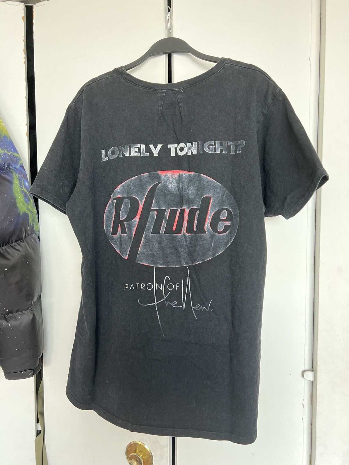 Rhude RHUDE x PATRON OF THE NEW LONELY TONIGHT? Tee Size US M / EU 48-50 / 2 - 2 Thumbnail