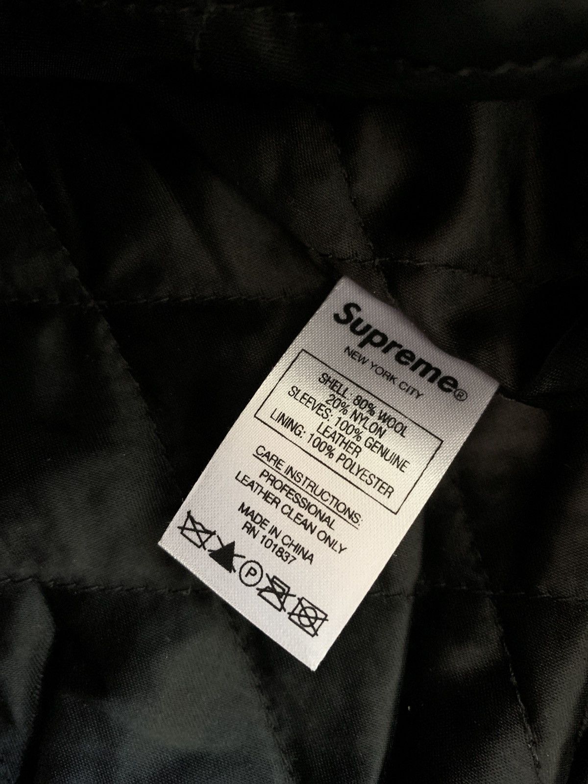 Supreme Supreme Bone Varsity Jacket SANCHEETO Size US M / EU 48-50 / 2 - 6 Thumbnail