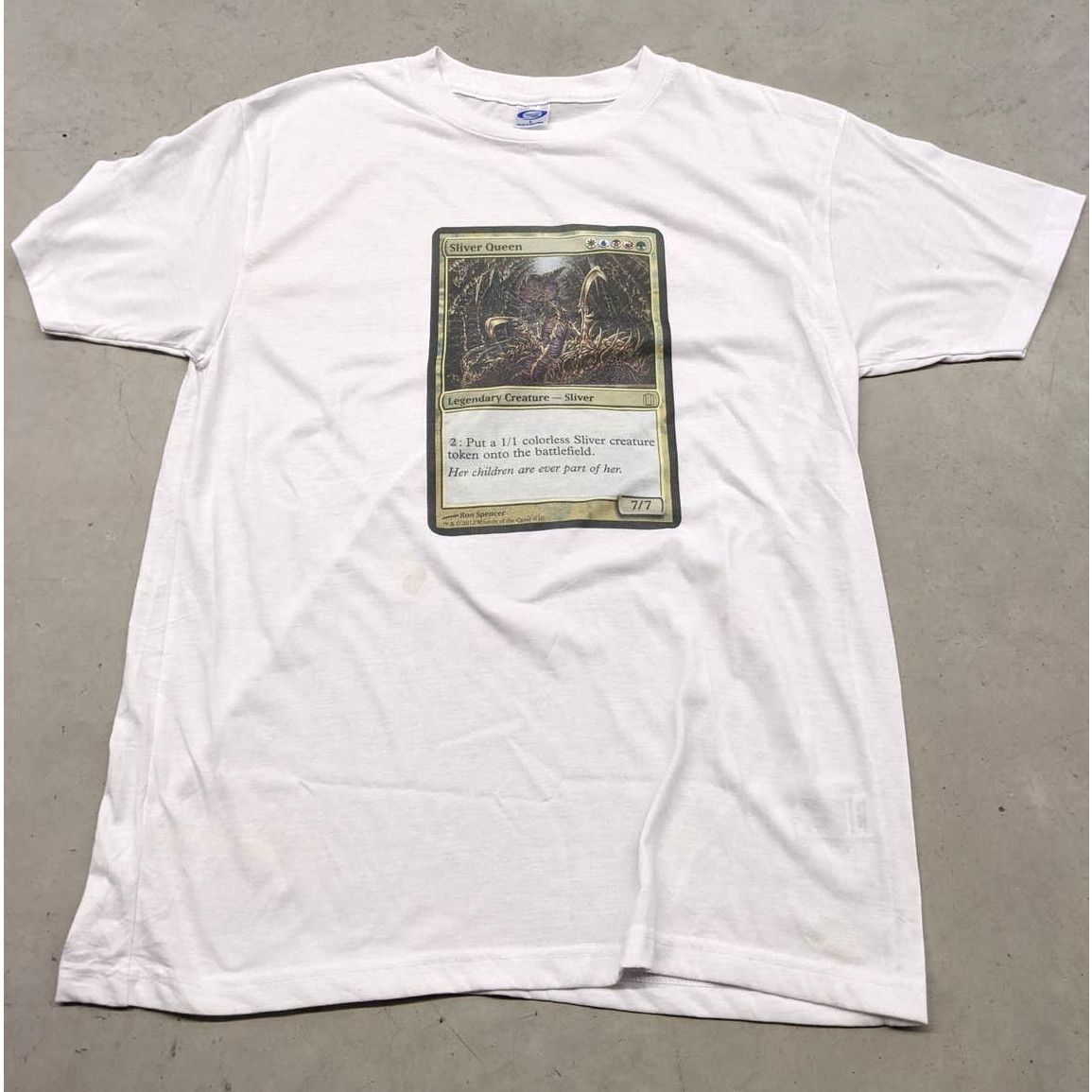 Vintage 2012 Sliver Queen Magic the Gathering promo t-shirt Size US L / EU 52-54 / 3 - 1 Thumbnail