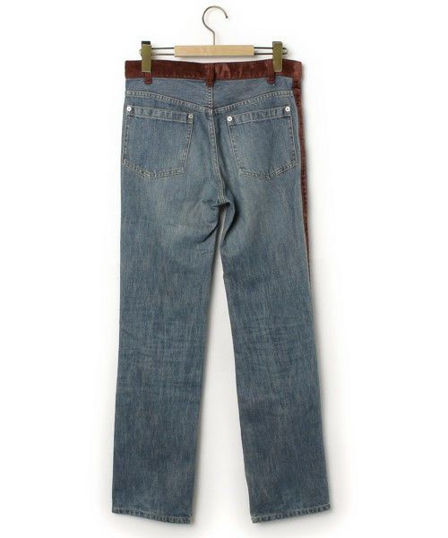 Jun Takahashi Undercover Velvet Destroyed Denim Size US 27 - 2 Thumbnail