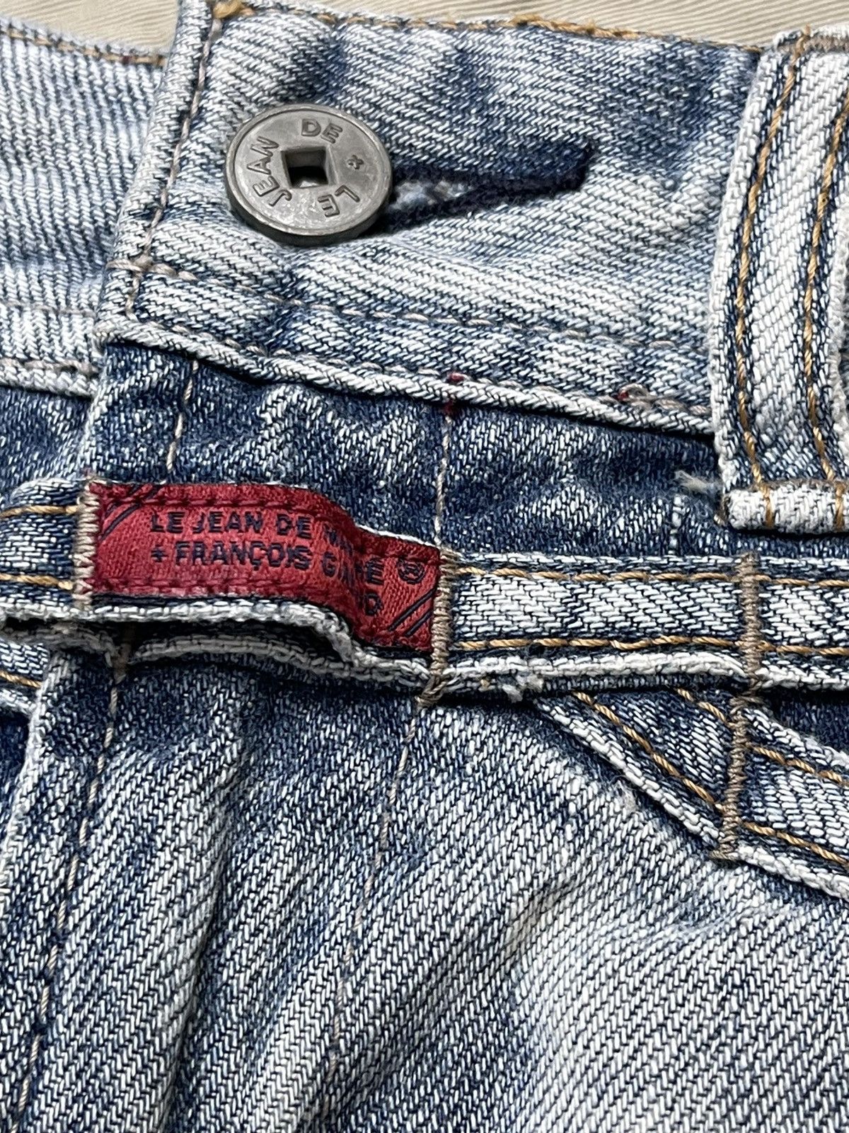 Marithe + Francois Girbaud MFG DISTRESSED FLARE DENIM Size 30" / US 8 / IT 44 - 10 Thumbnail
